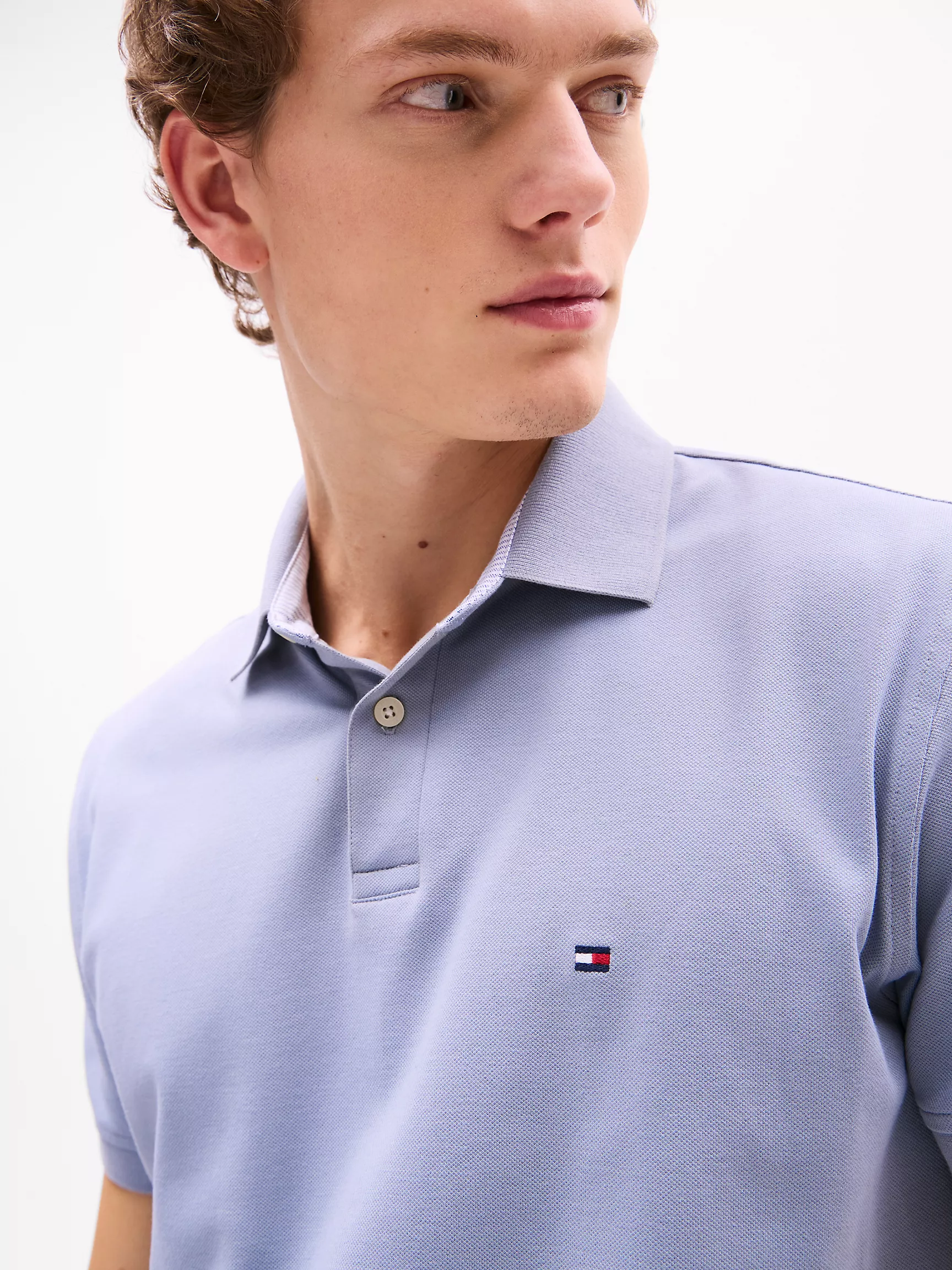 Мужское поло Tommy Hilfiger, Эластичное поло стандартного кроя Tommy