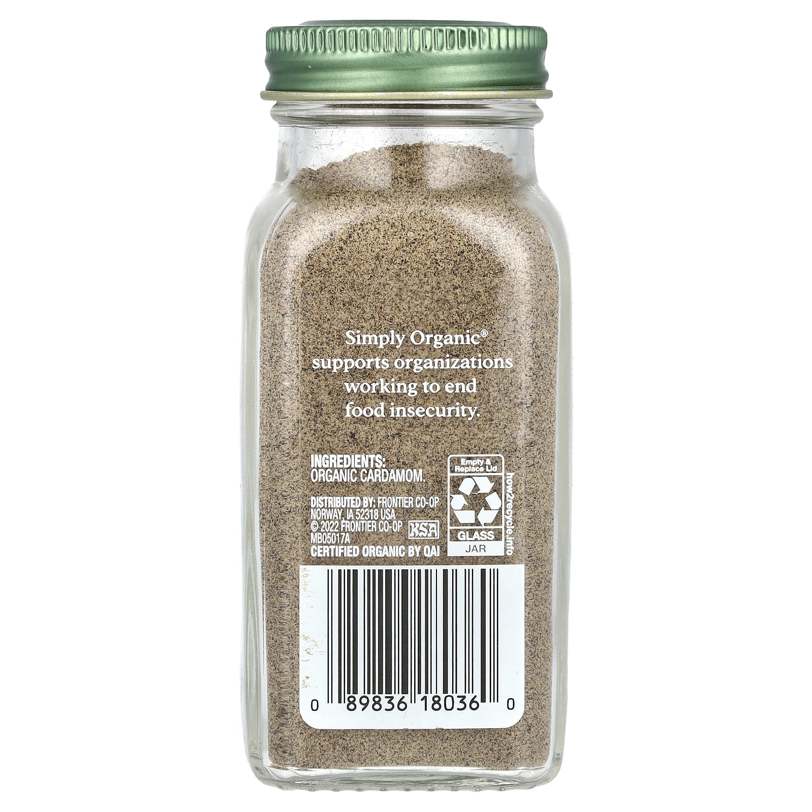 Simply Organic, Кардамон, 80 г (2,82 унции)