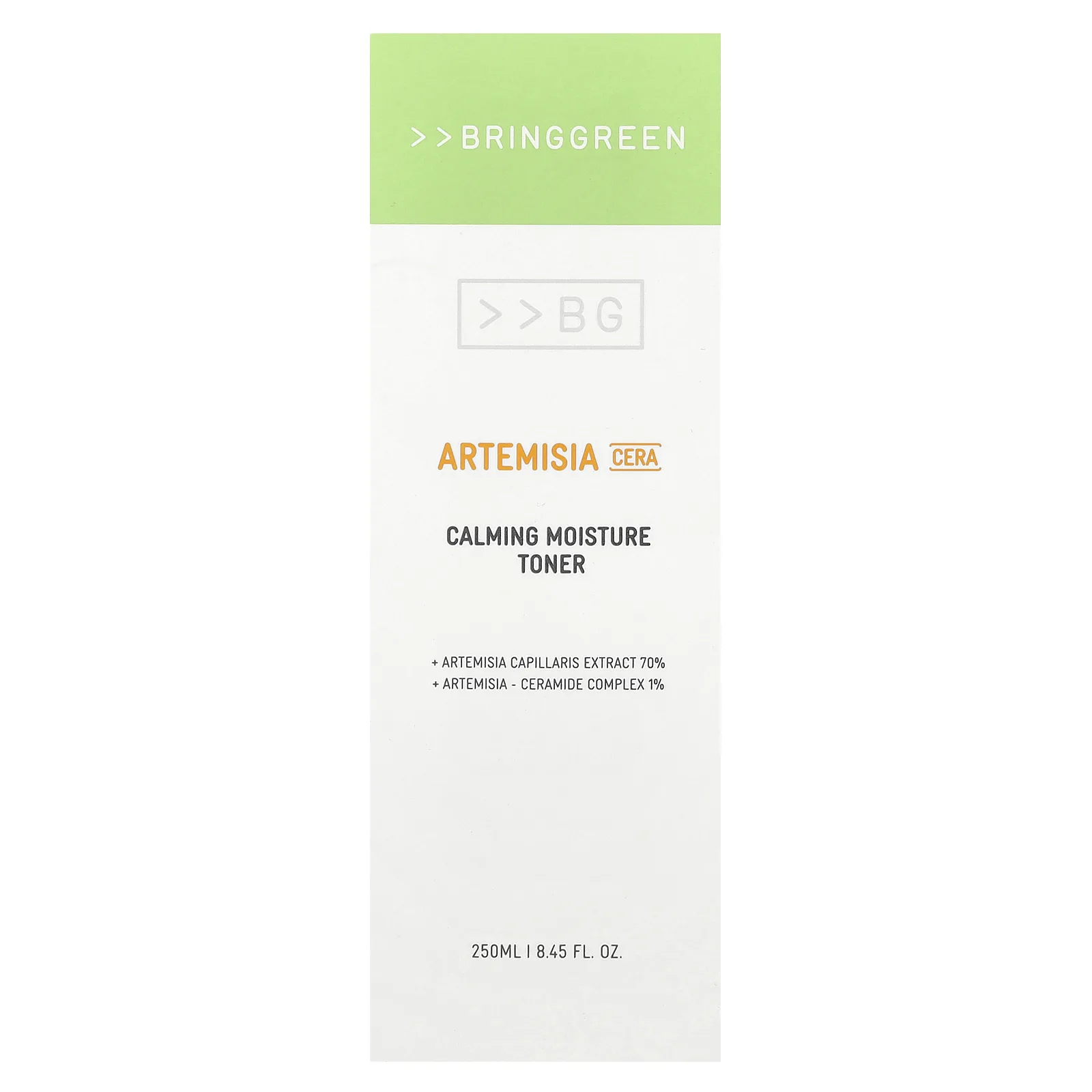 Bringgreen, Artemisia Cera, успокаивающий и увлажняющий тонер, 250 мл (8,45 жидк. унции)