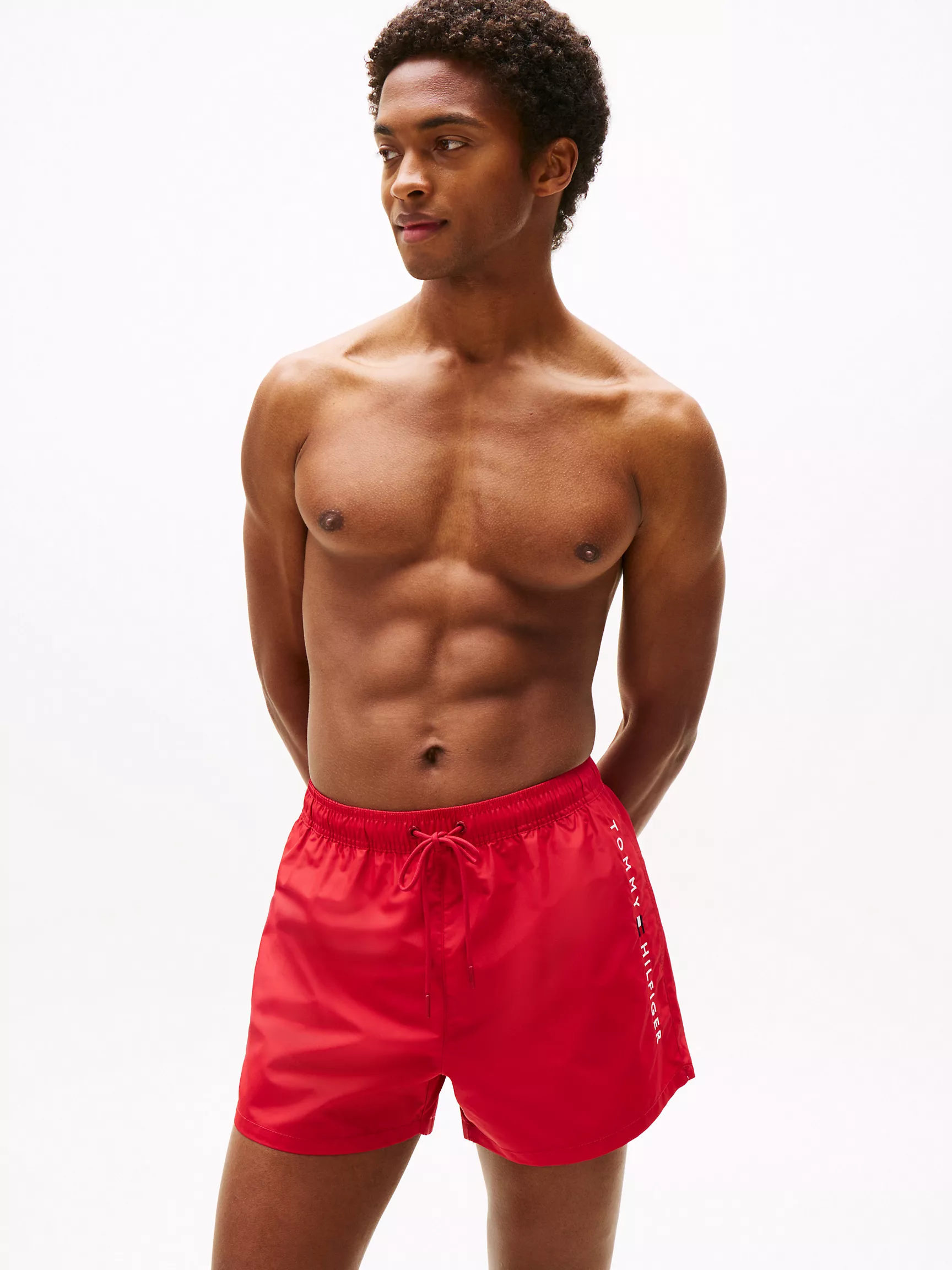 Мужские купальники Tommy Hilfiger, Плавательные шорты Tommy с логотипом (5 дюймов)