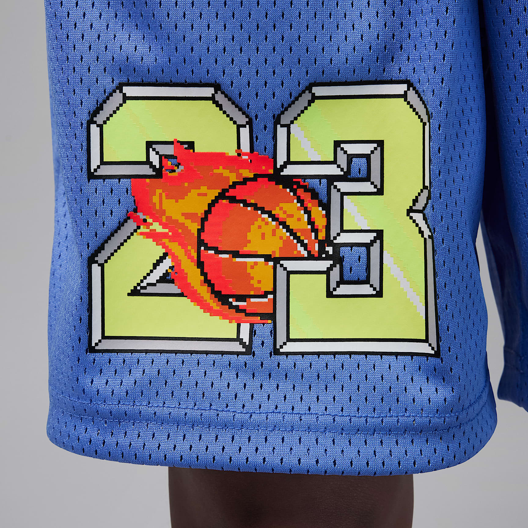 Jordan Customized Air Big Kids' Flame Shorts