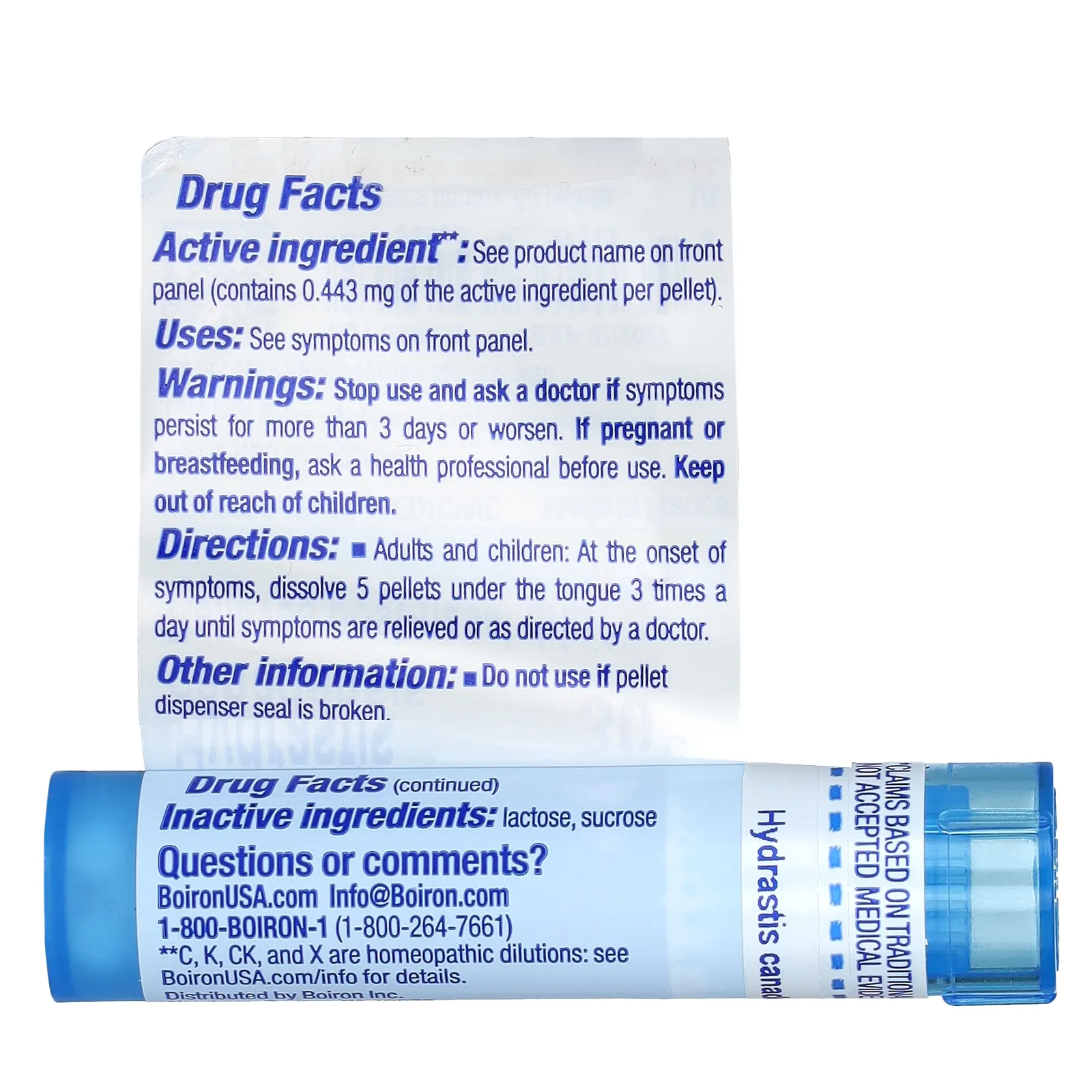 Boiron, Hydrastis canadensis 30C, 80 гранул