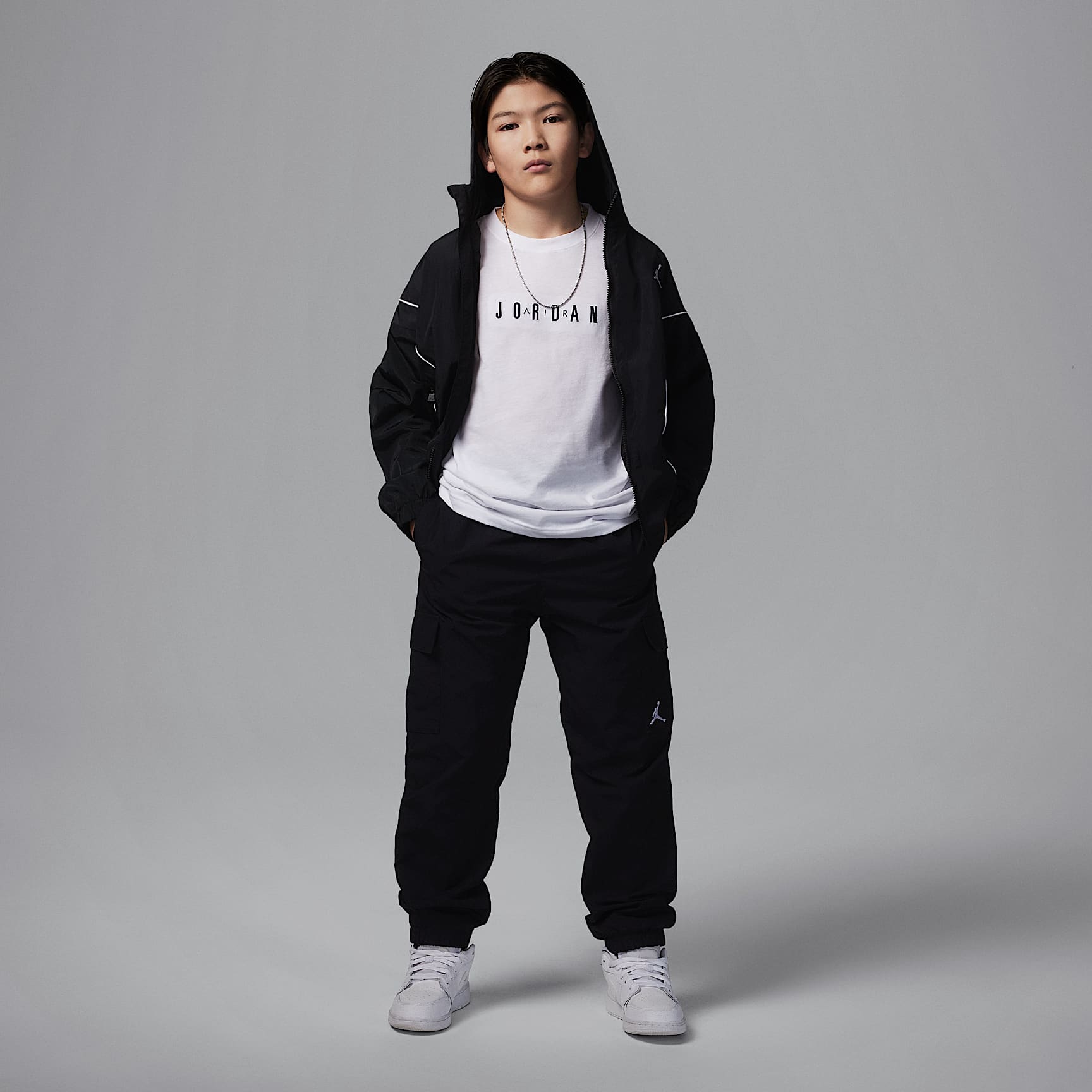 Jordan Big Kids' Embroidered Logo T-Shirt