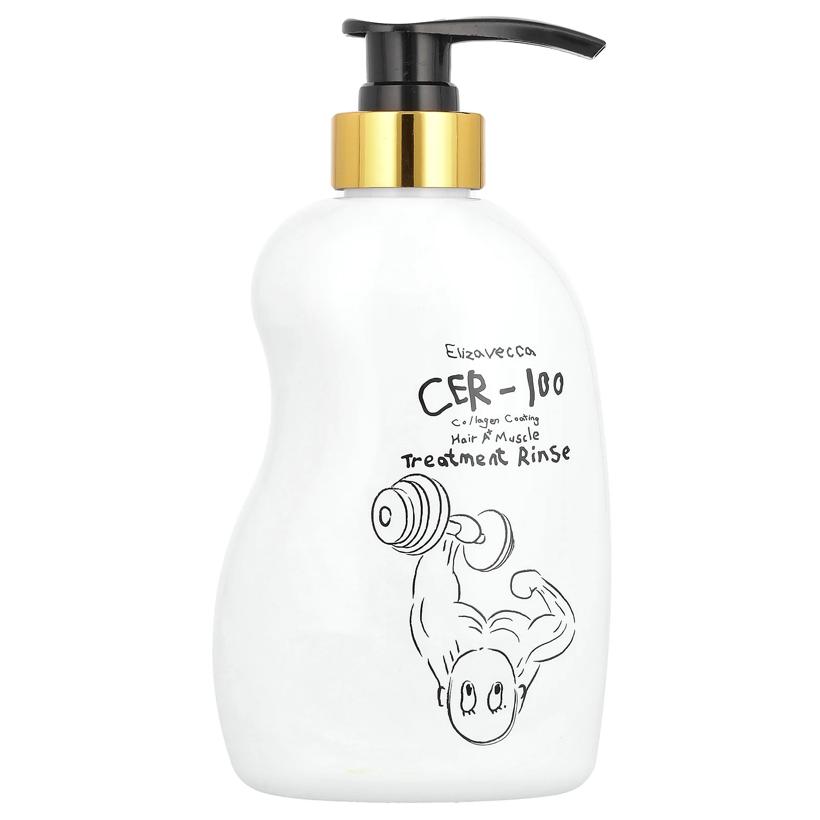 Elizavecca, CER-100 Collagen Coating Hair A + Muscle Treatment Rinse, 500 мл (16,9 жидк. Унции)