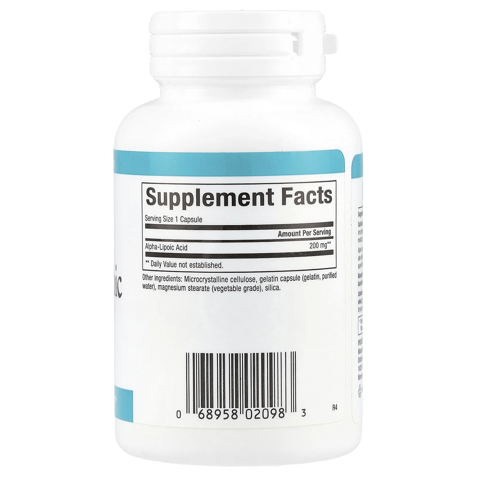 Natural Factors, Альфа-липоевая кислота, 200 мг, 60 капсул