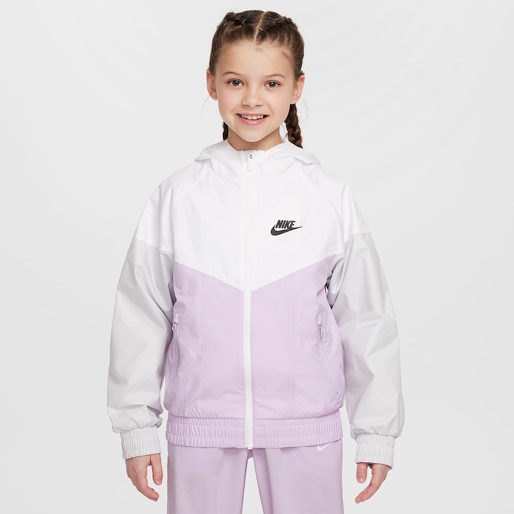 Nike Sportswear Windrunner Big Kids' Hooded Repel Jacket