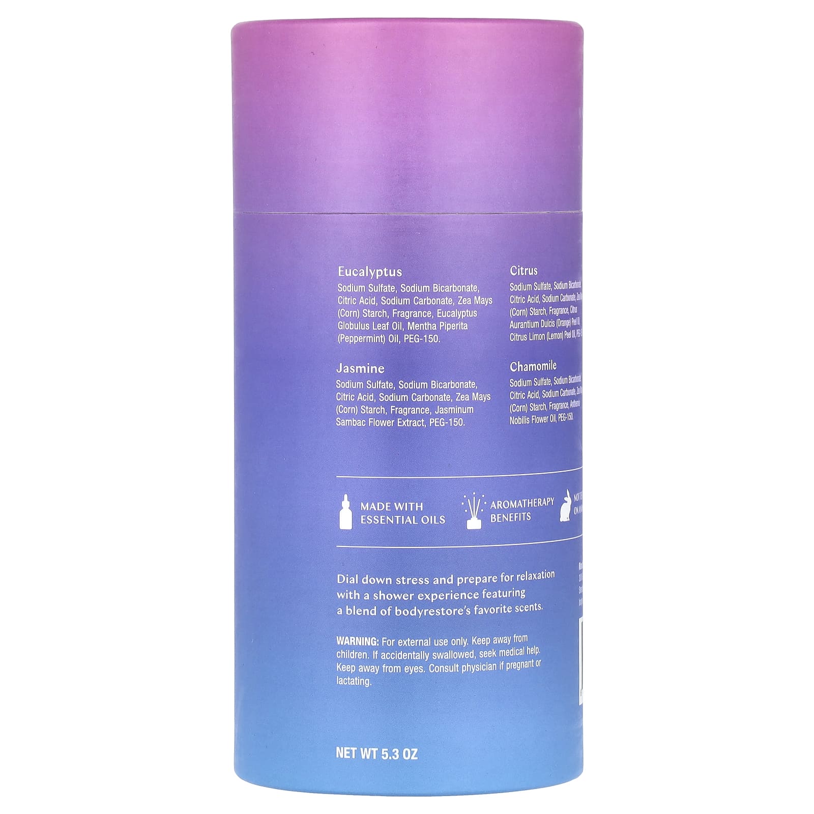 Body Restore, Отпариватели для душа, Reset, 6 таблеток, 5,3 унции