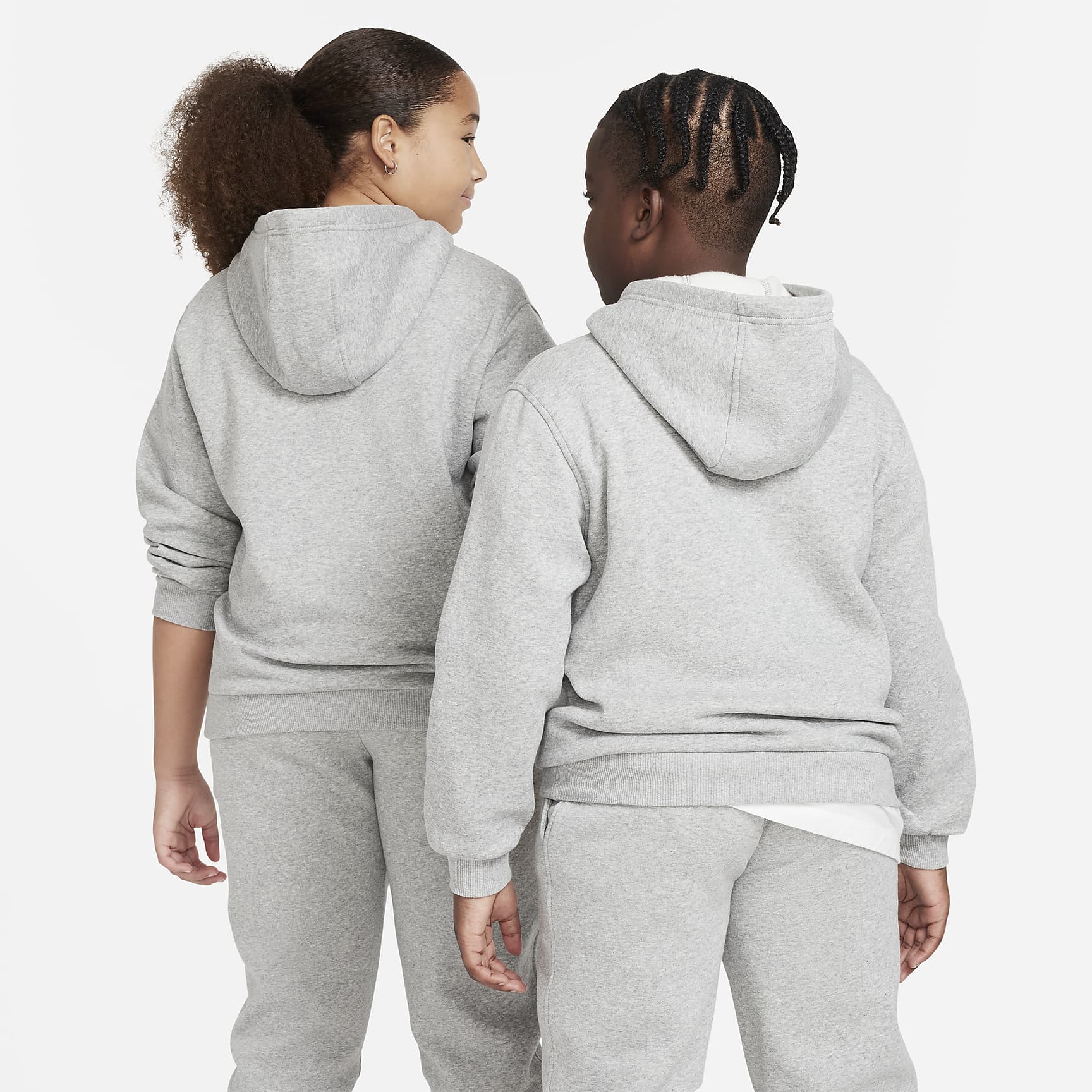 Nike Sportswear Club Fleece Big Kids' Pullover Hoodie (Extended Size)