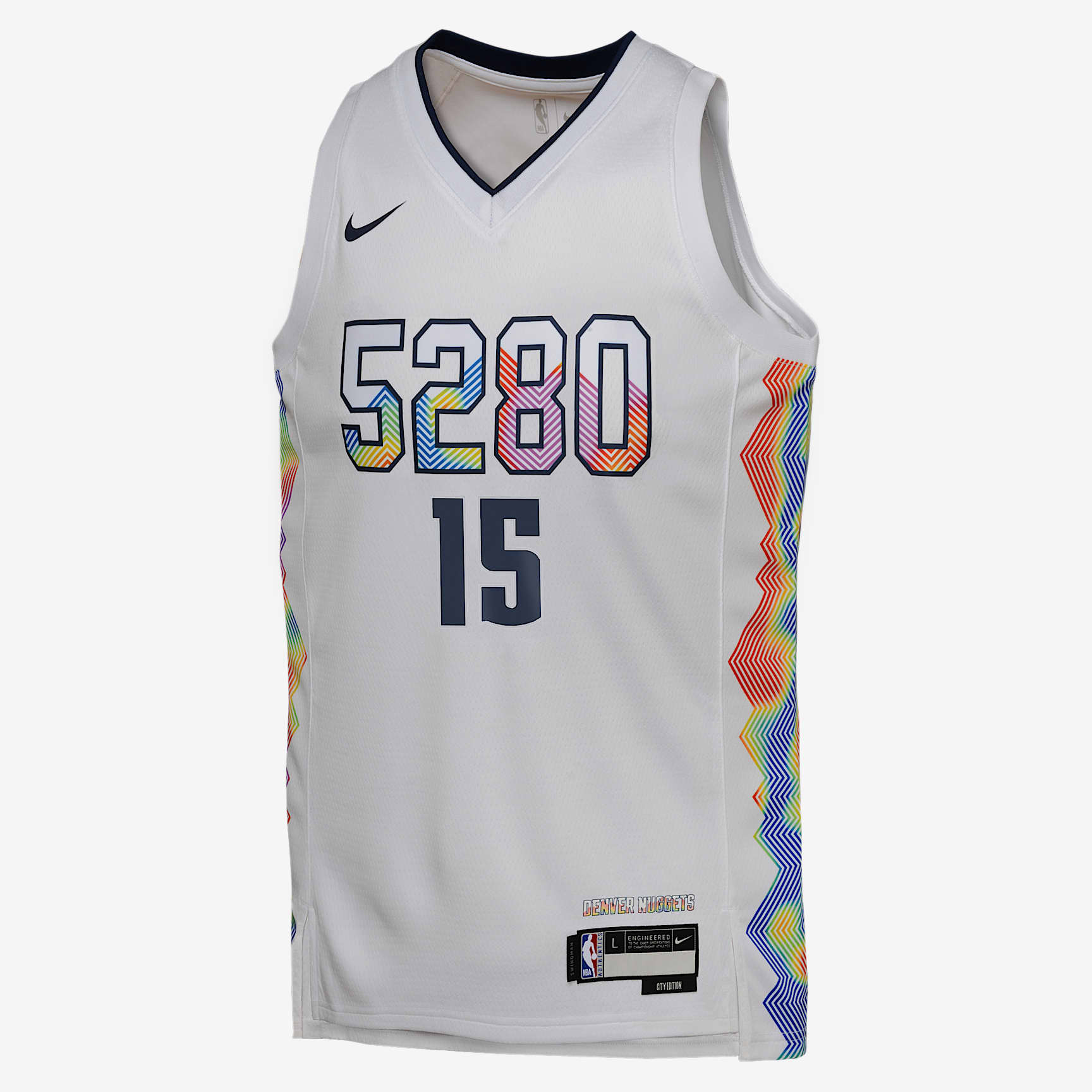 Nikola Jokić Denver Nuggets 2024/25 City Edition Big Kids' Nike Dri-FIT NBA Swingman Jersey
