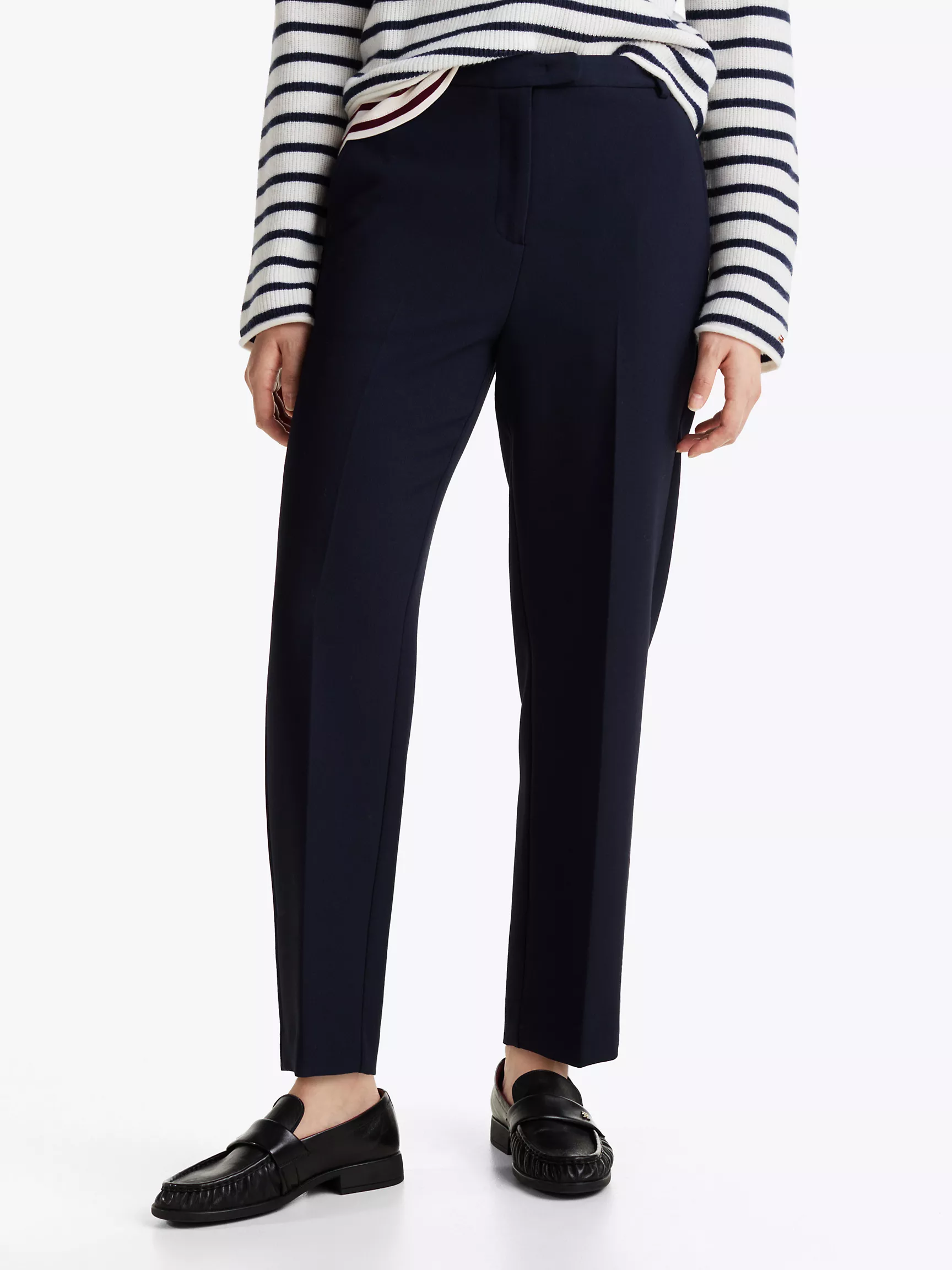 Женские брюки Tommy Hilfiger, Двуслойные приталенные брюки прямого кроя