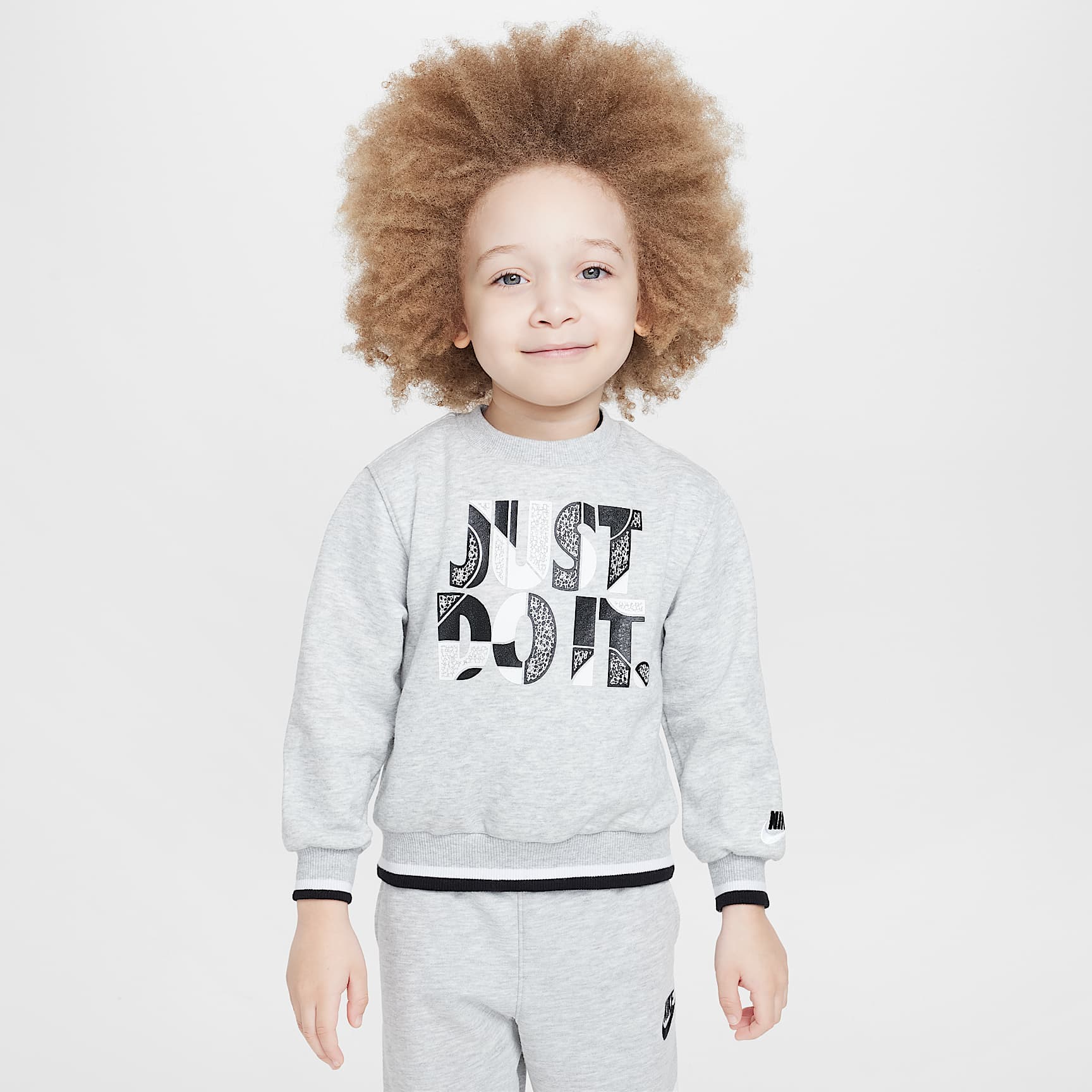 Nike Sportswear "Outside the Lines" Toddler French Terry Crew Top