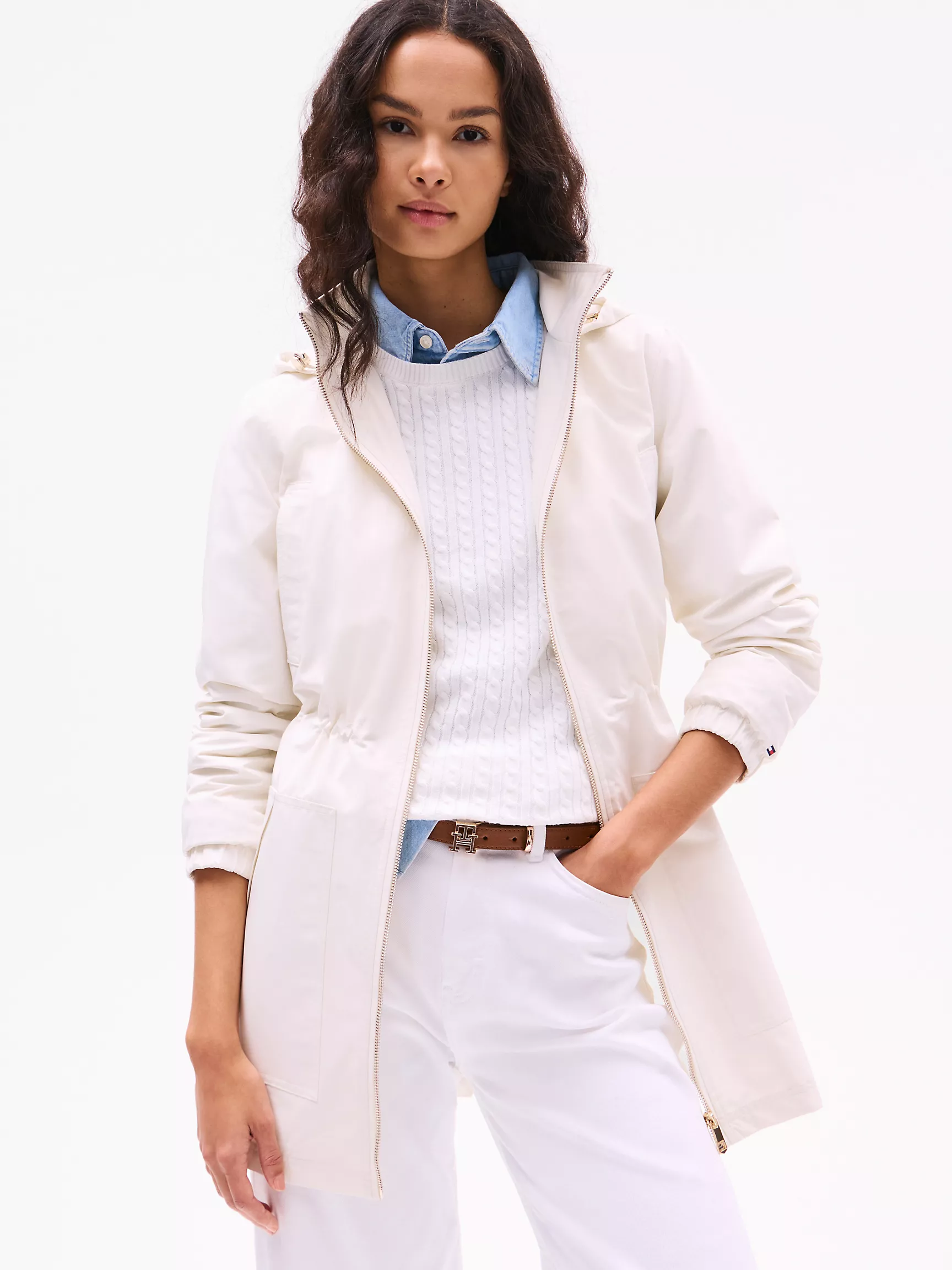 Женская куртка Tommy Hilfiger, Легкая куртка с капюшоном