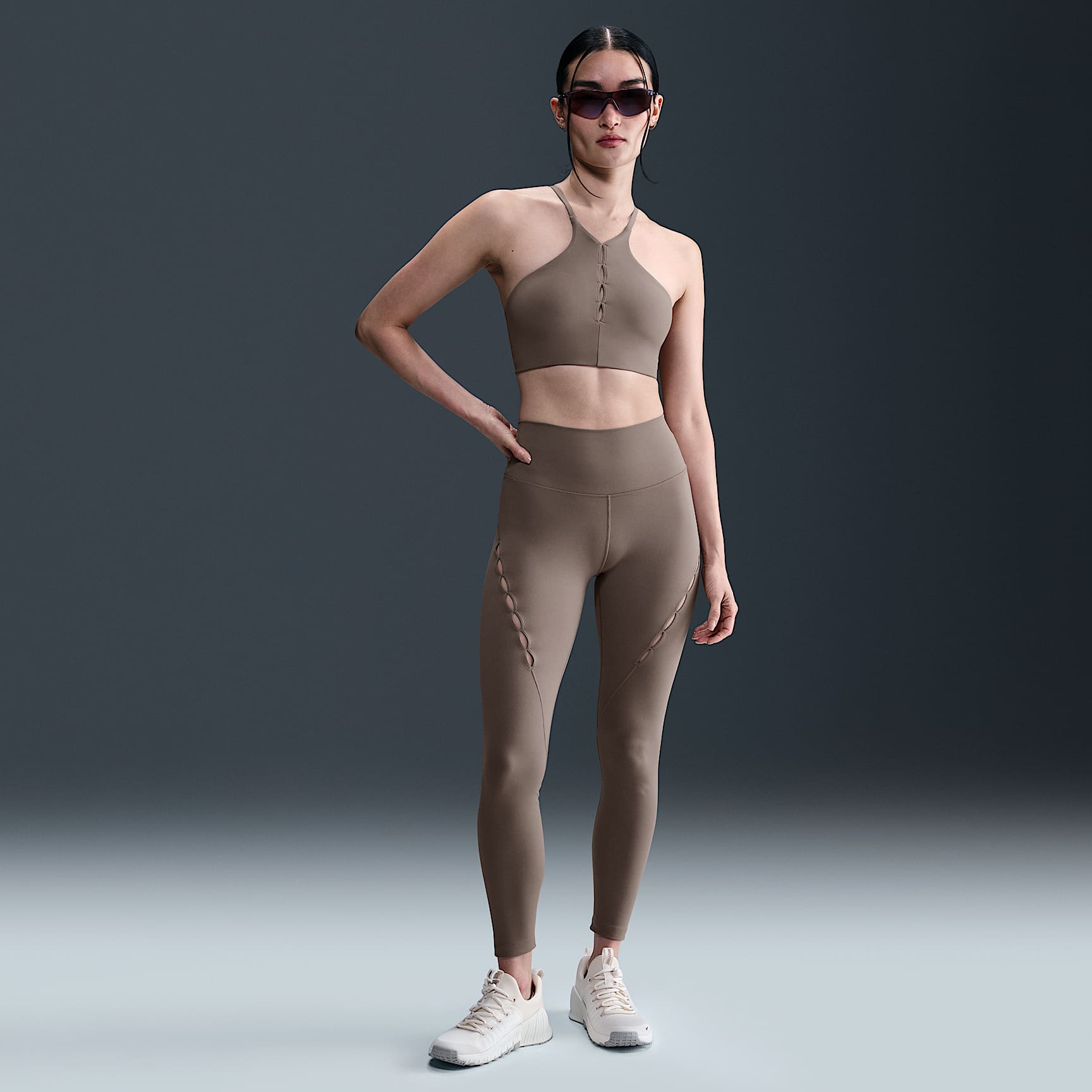 Nike One Keyhole Women's Light-Support Padded High-Neck Sports Bra