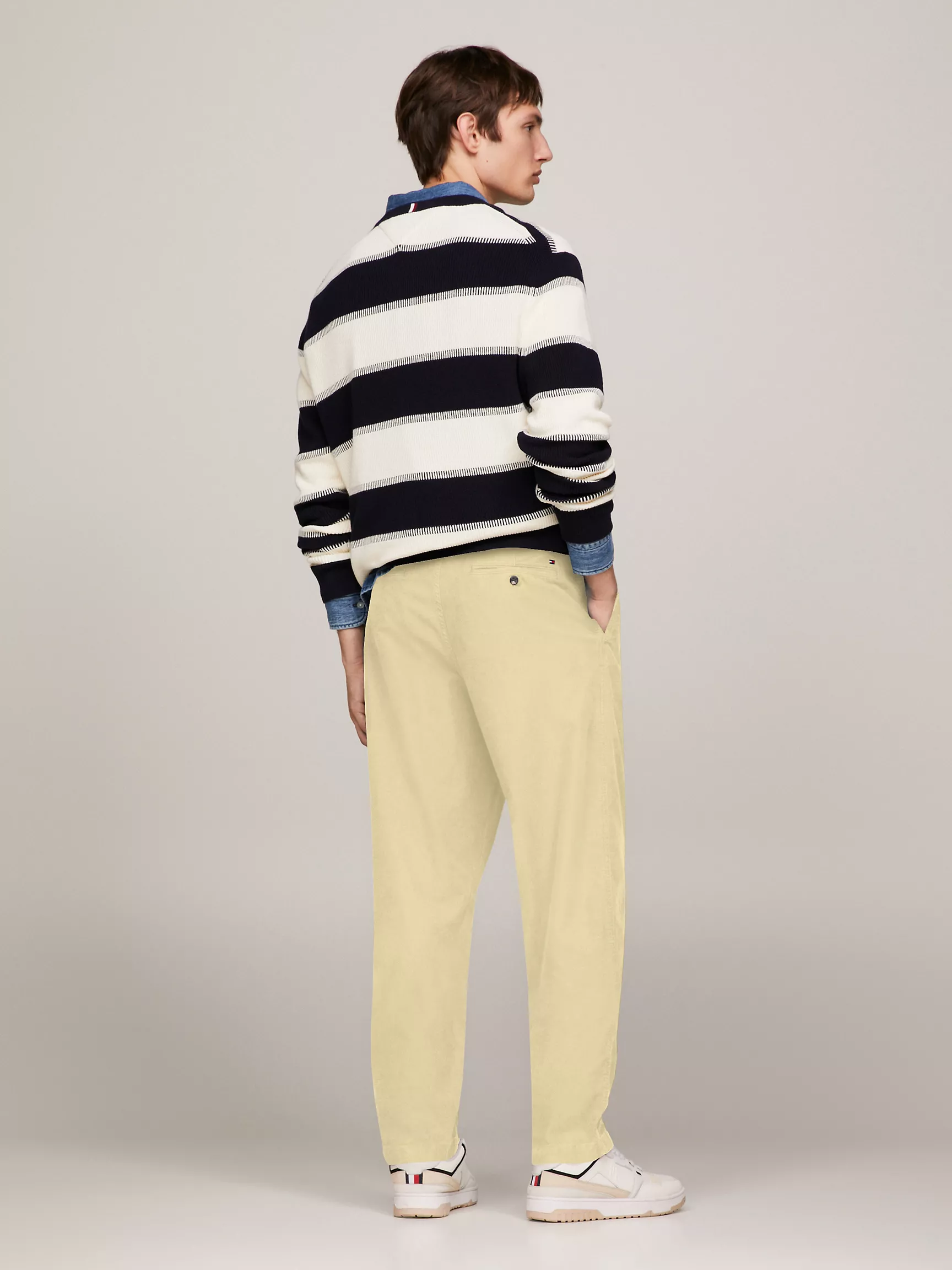 Мужские брюки Tommy Hilfiger, Зауженные окрашенные брюки чинос