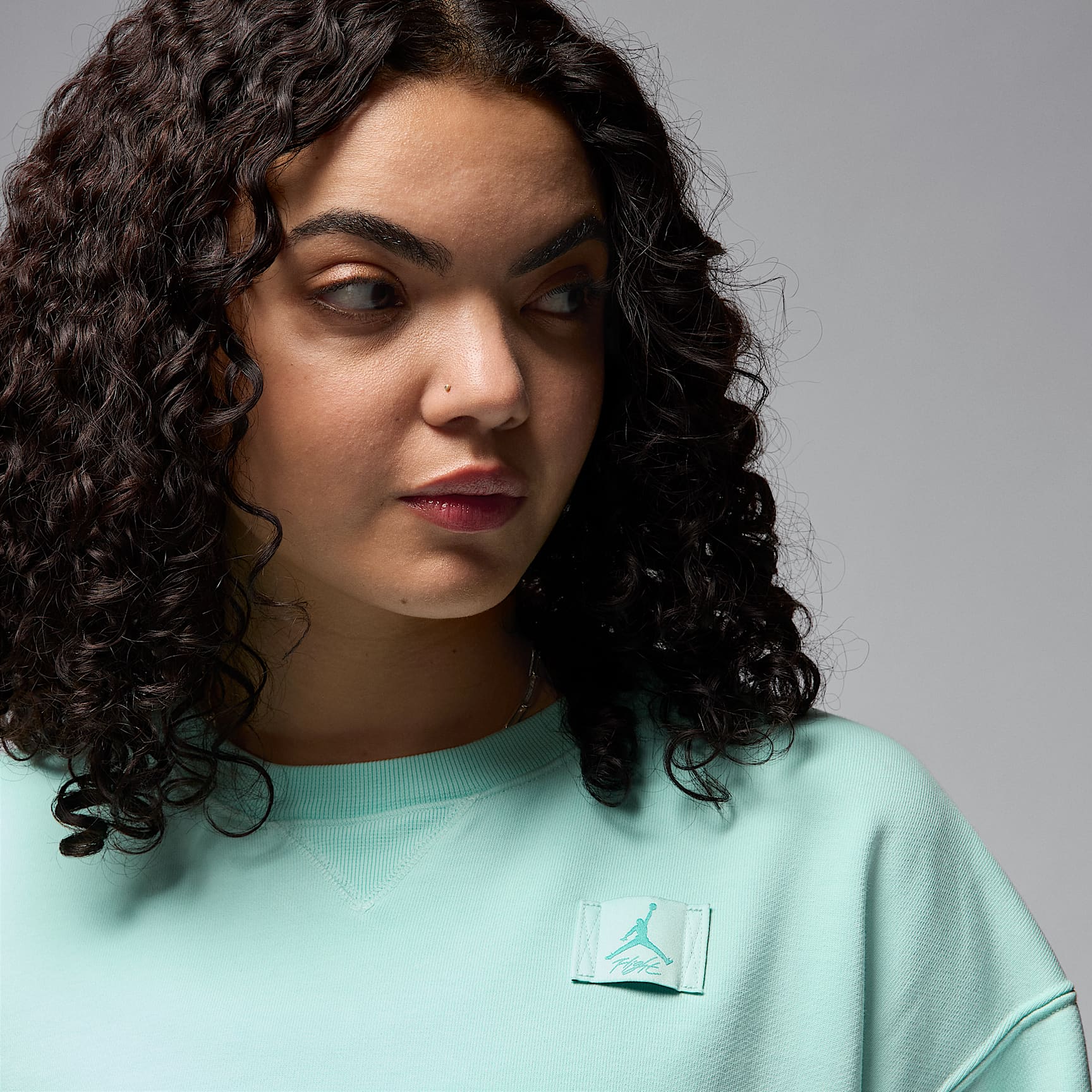 Jordan Flight Fleece Women's French Terry Crew-Neck Sweatshirt