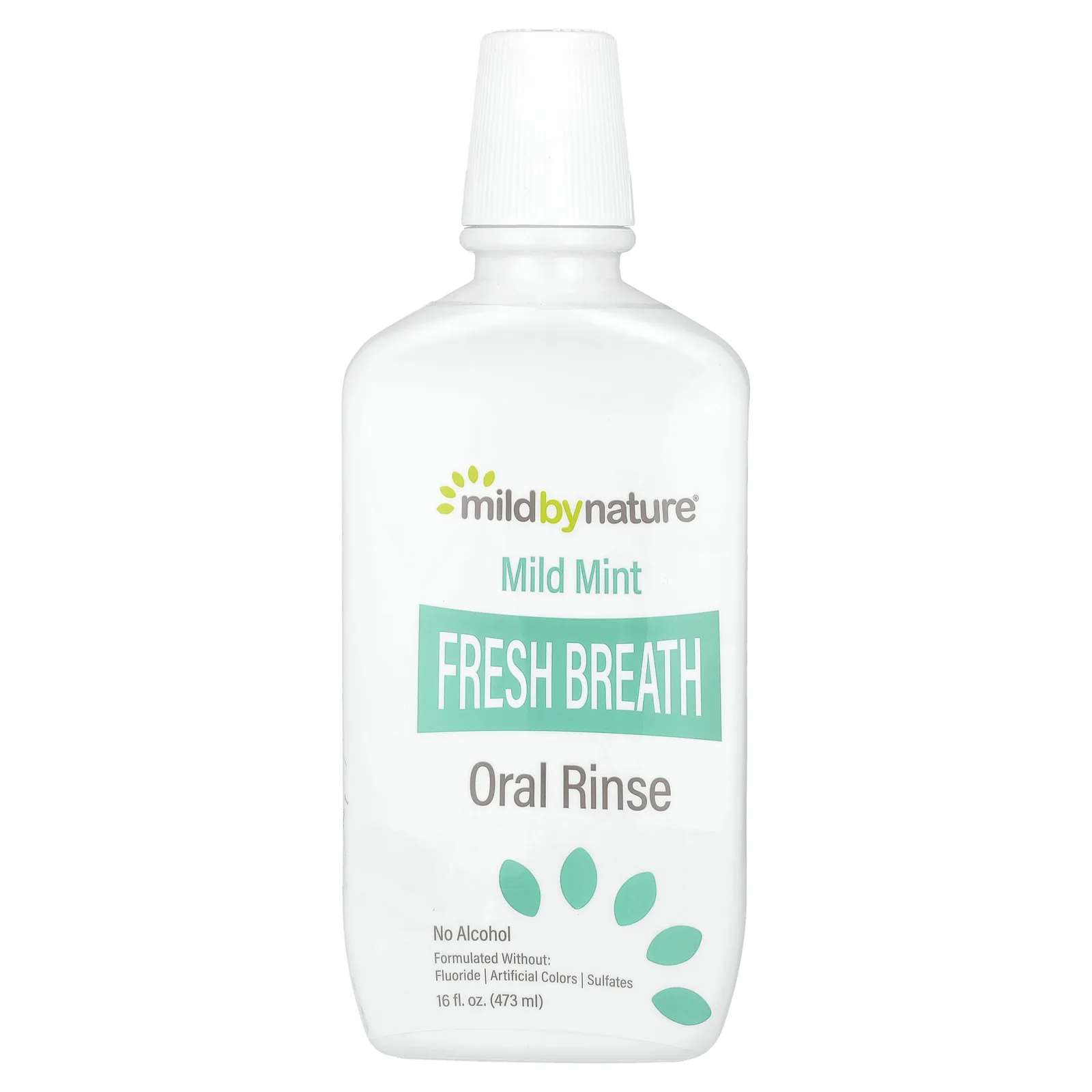 Mild By Nature, освежающий ополаскиватель для полости рта, без спирта, нежная мята, 473 мл (16 жидк. унций)