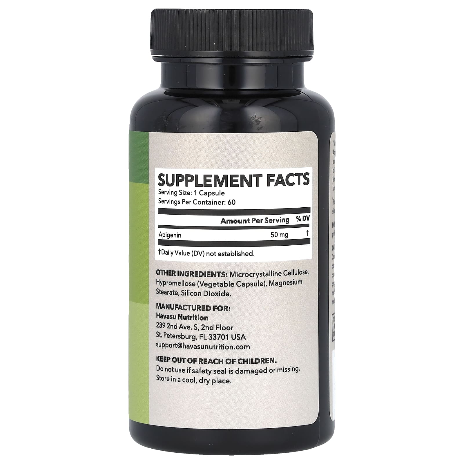 Havasu Nutrition, апигенин, 50 мг, 60 капсул