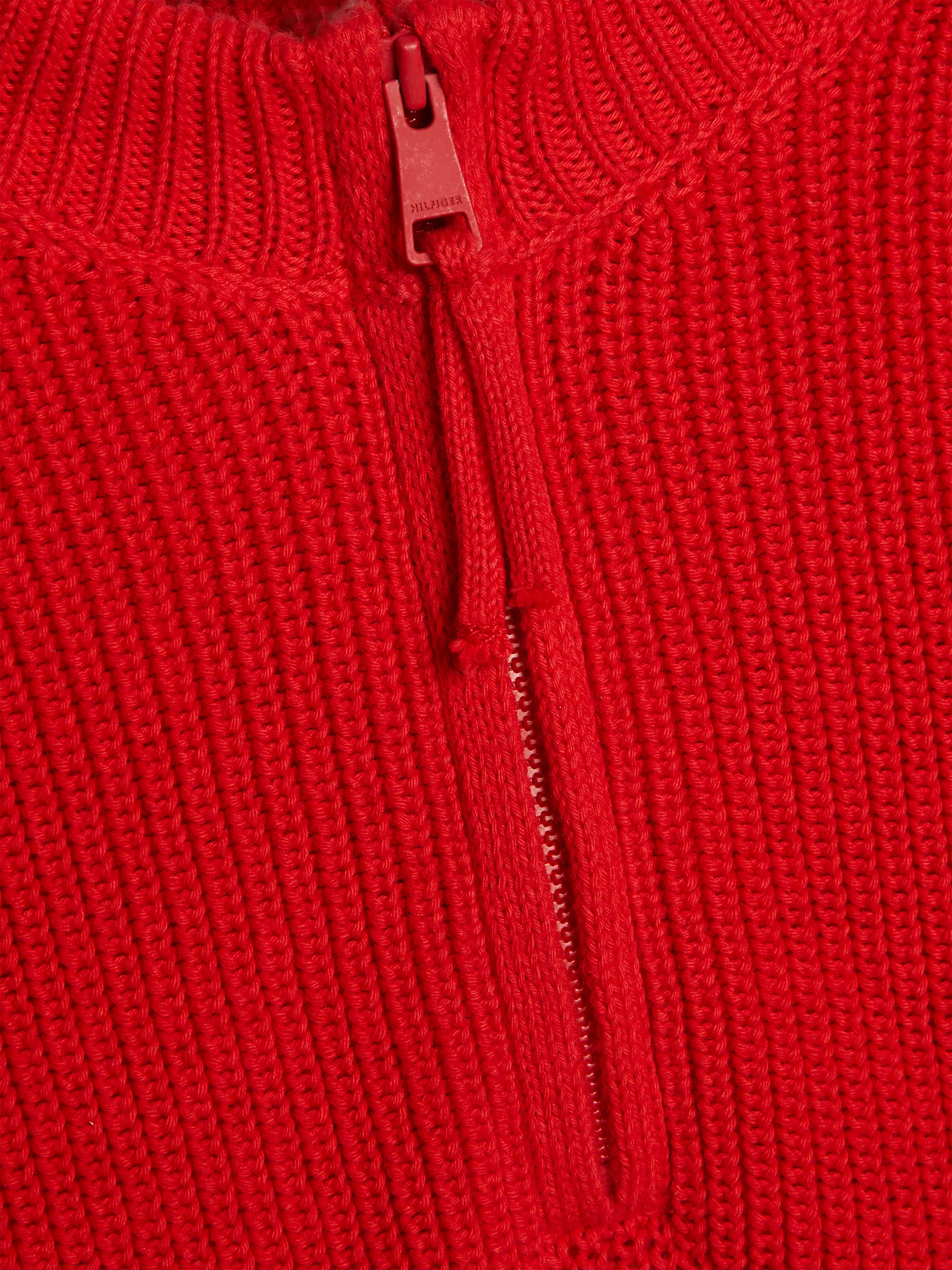 Женский свитер Tommy Hilfiger, Свободный свитер на молнии