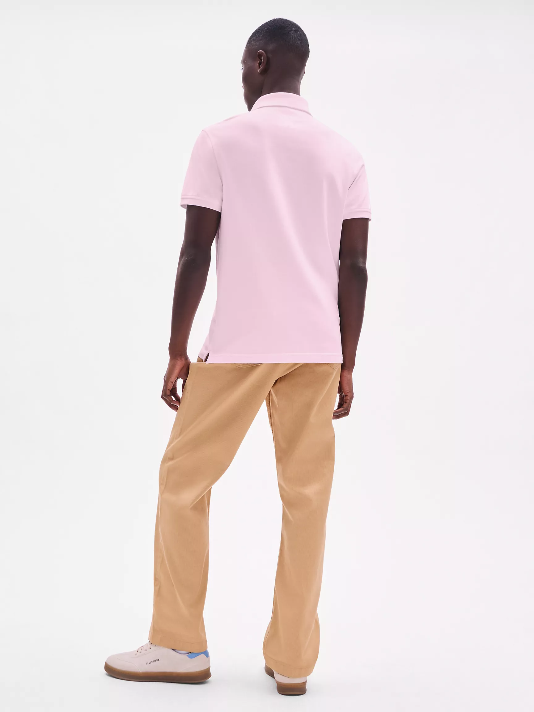 Мужское поло Tommy Hilfiger, Приталенное эластичное поло из пике