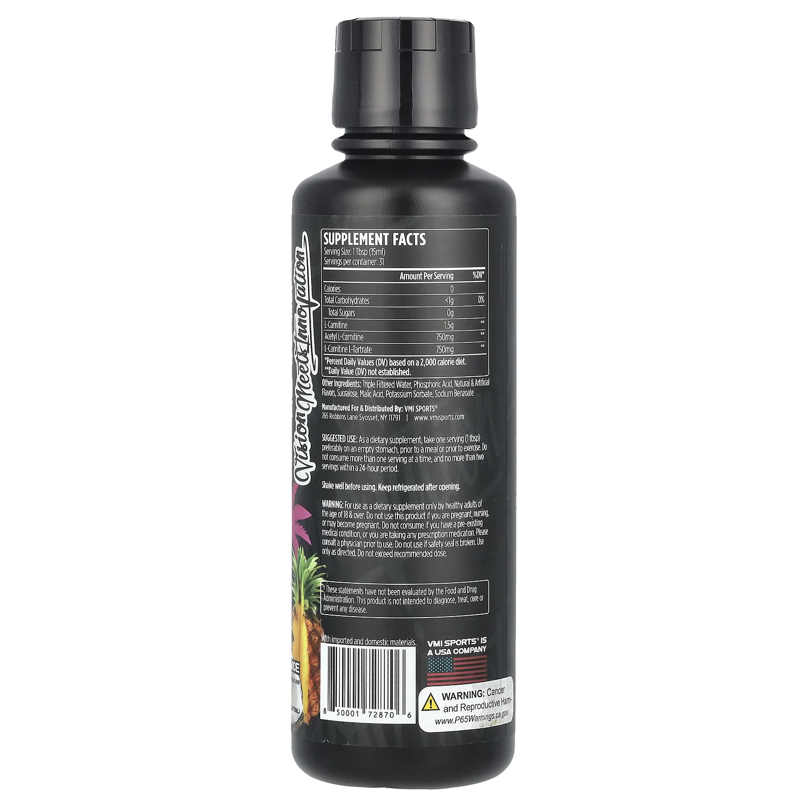 VMI Sports, L-карнитин 3000, Miami Vice, 473 мл (16 жидк. Унций)