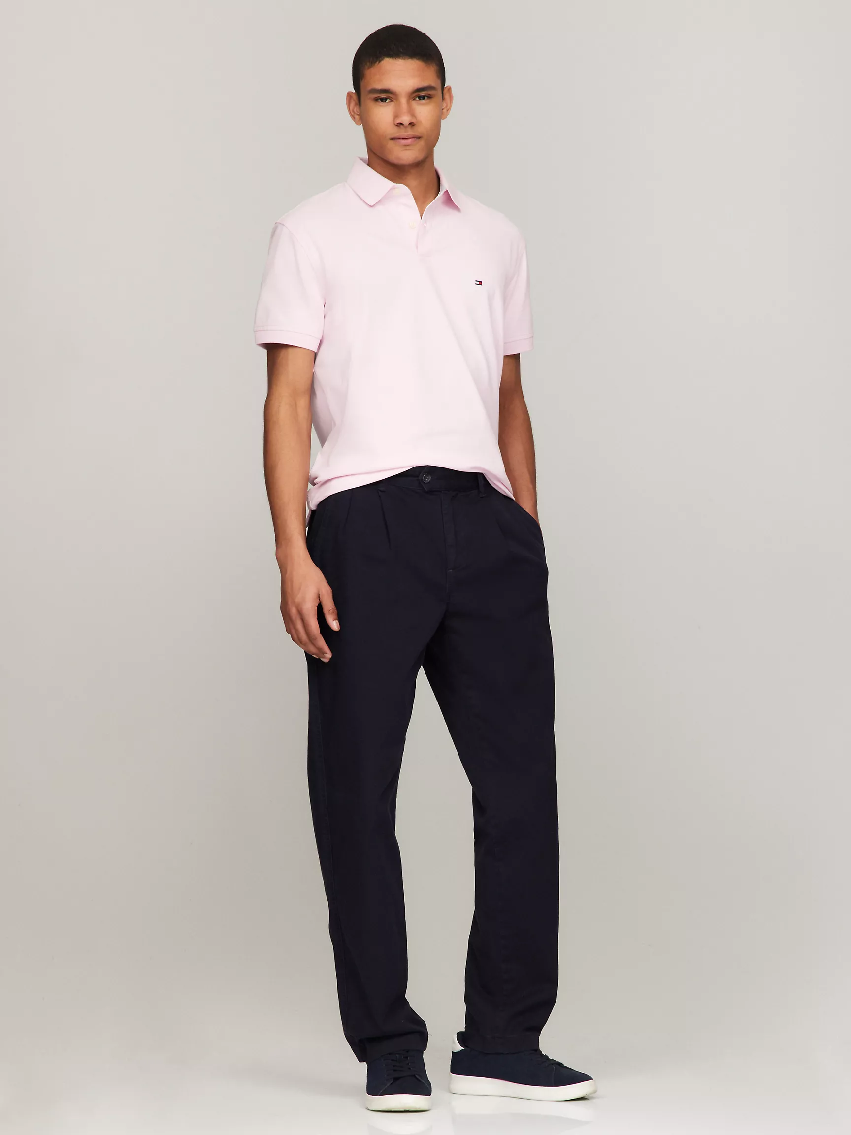 Мужское поло Tommy Hilfiger, Эластичное поло стандартного кроя Tommy