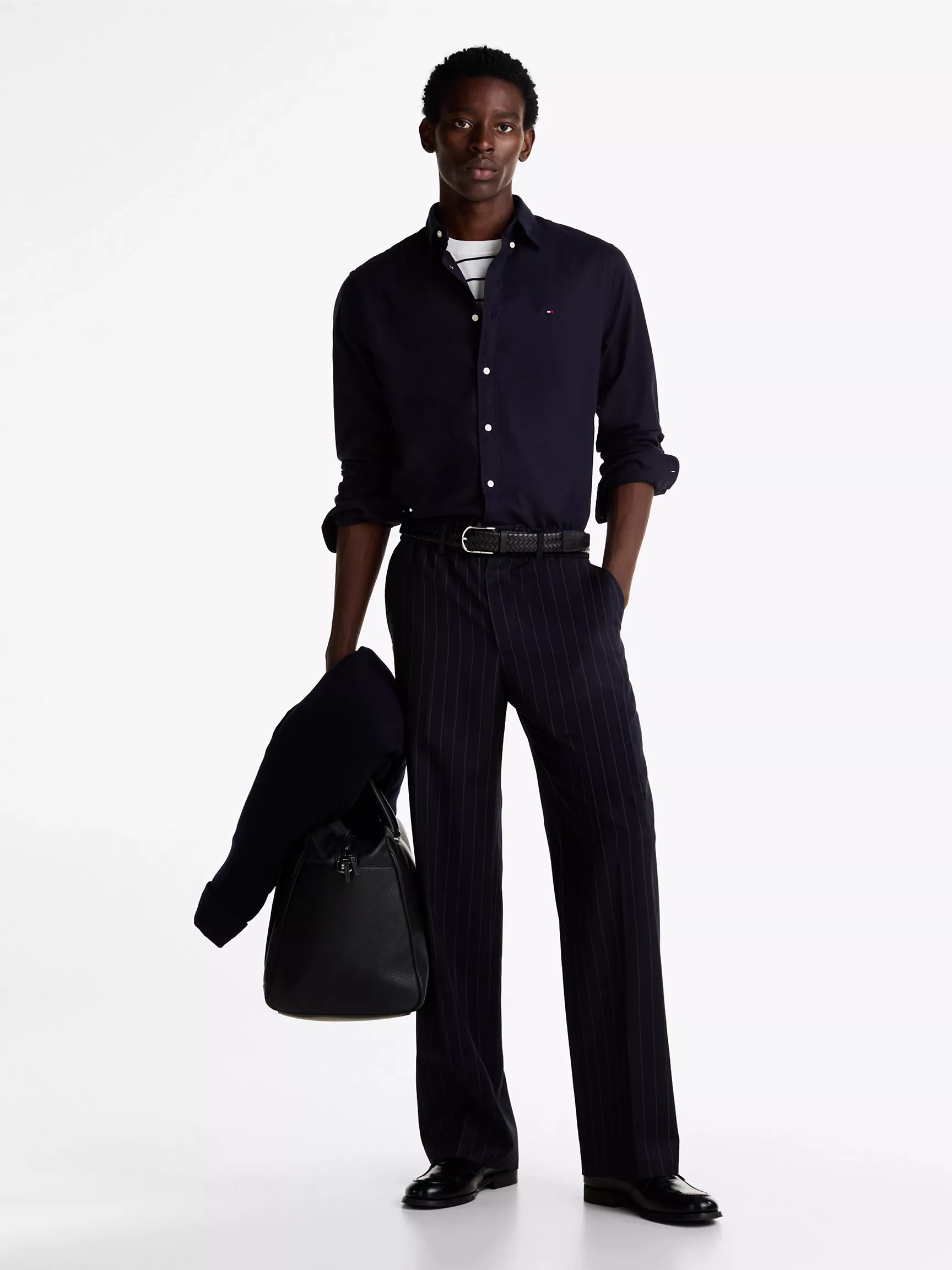 Мужская рубашка Tommy Hilfiger, Стандартная рубашка THFlex из мягкого хлопка