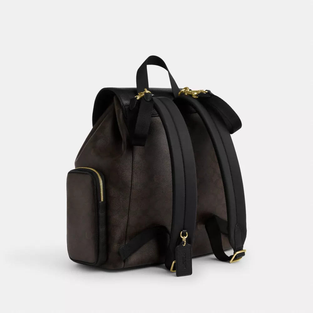 Рюкзак COACH Baby Backpack In Signature Canvas