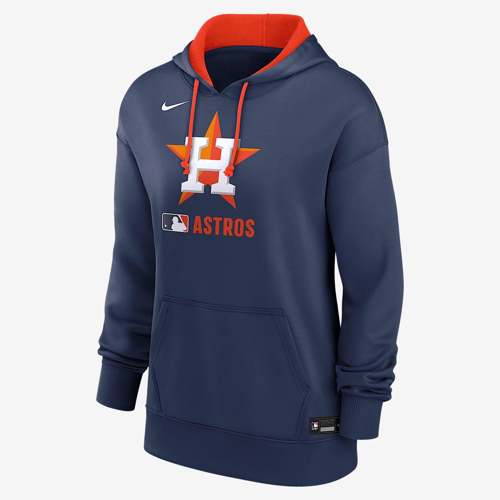 Houston Astros Authentic Collection Women's Nike Therma MLB Pullover Hoodie