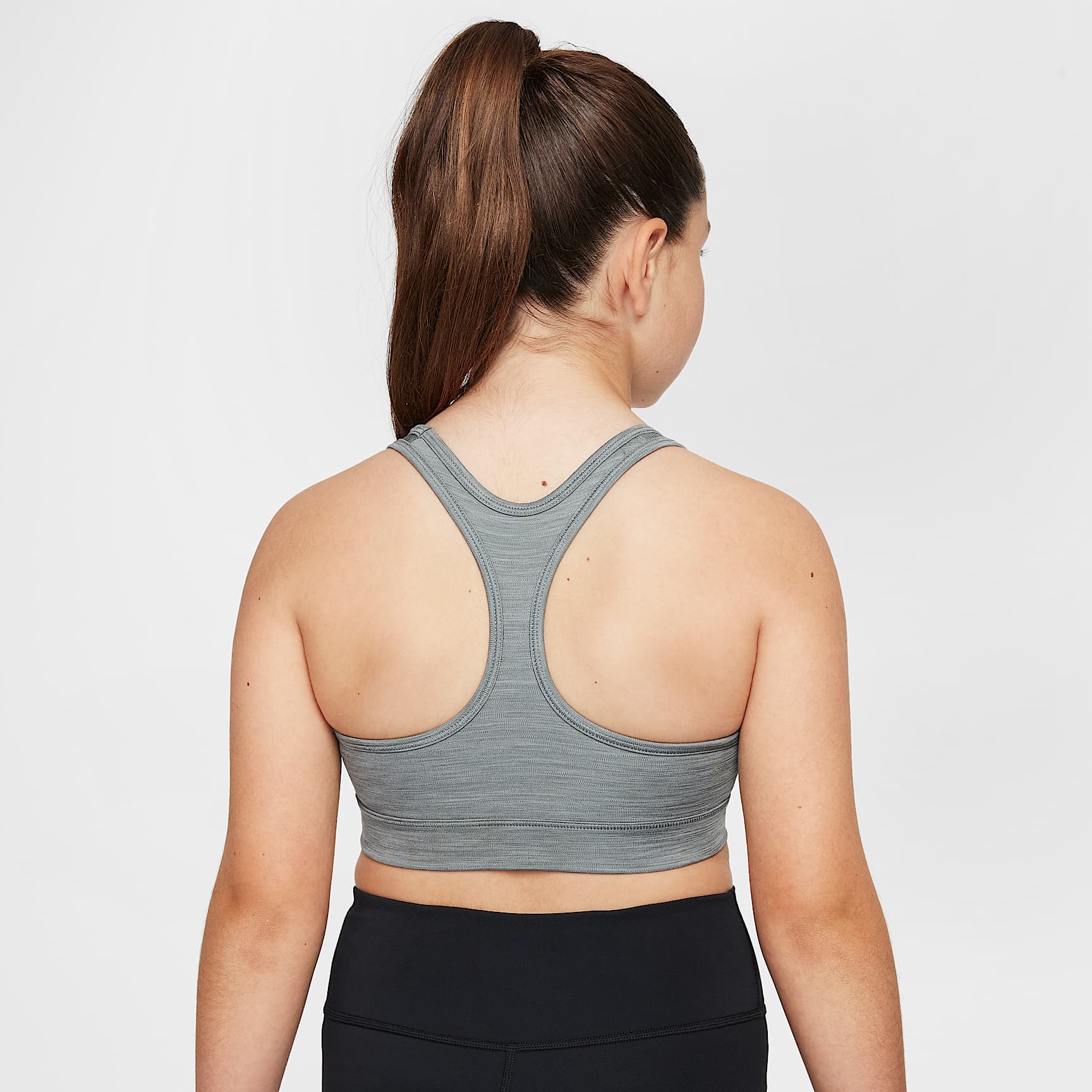 Nike Swoosh Girls' Sports Bra (Extended Size)