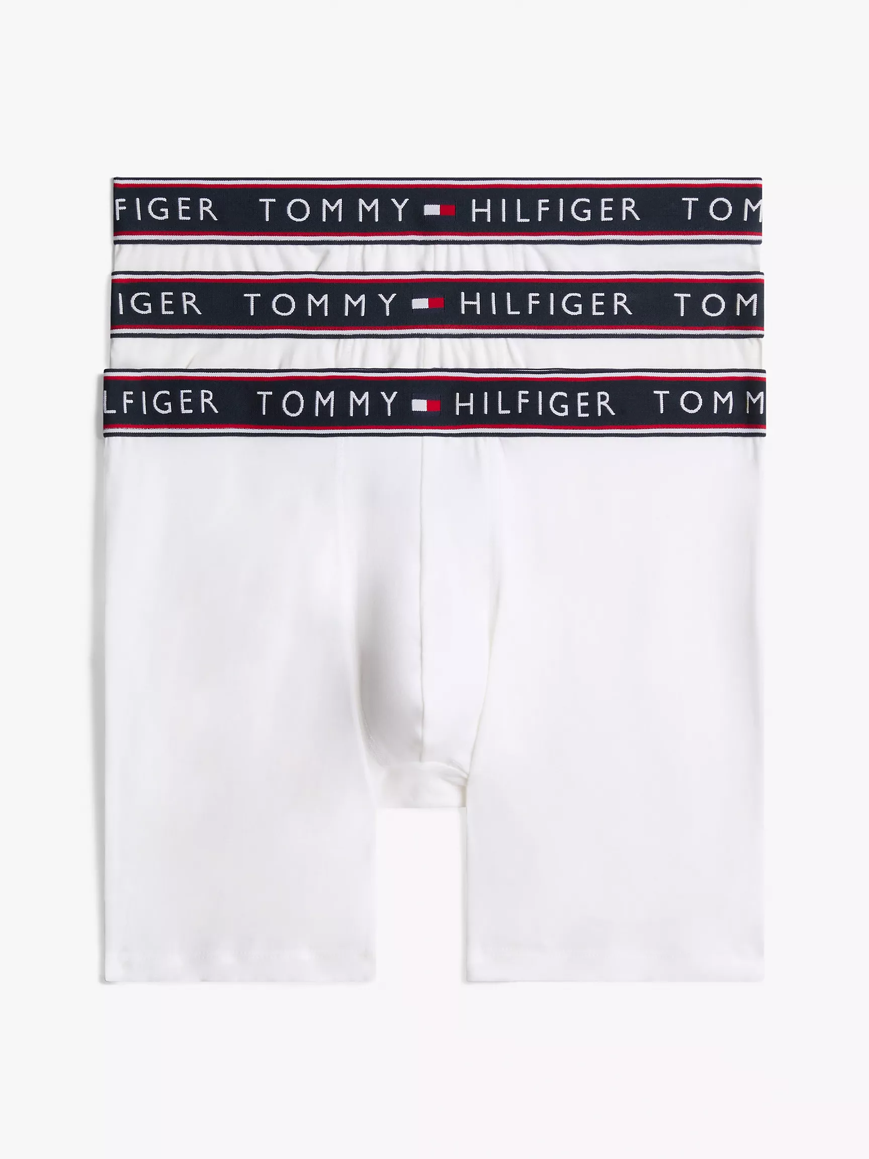 Мужское нижнее белье Tommy Hilfiger, Хлопковые эластичные боксеры-брифы (набор 3 шт.)