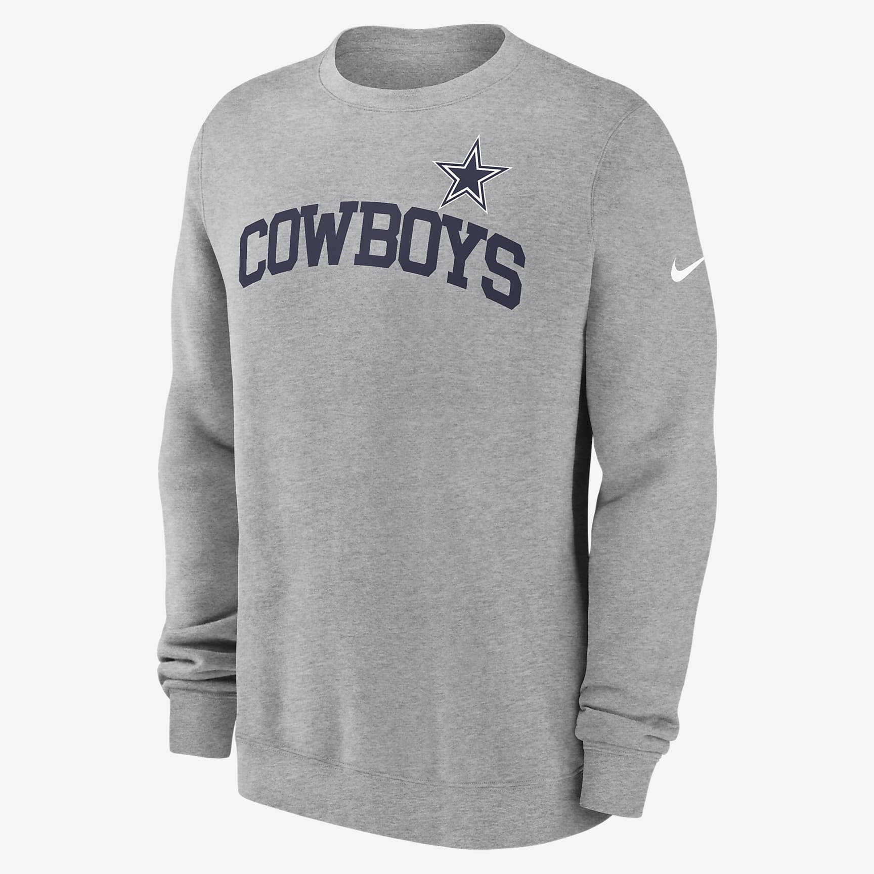 Dallas Cowboys Club Men's Nike NFL Pullover Crew