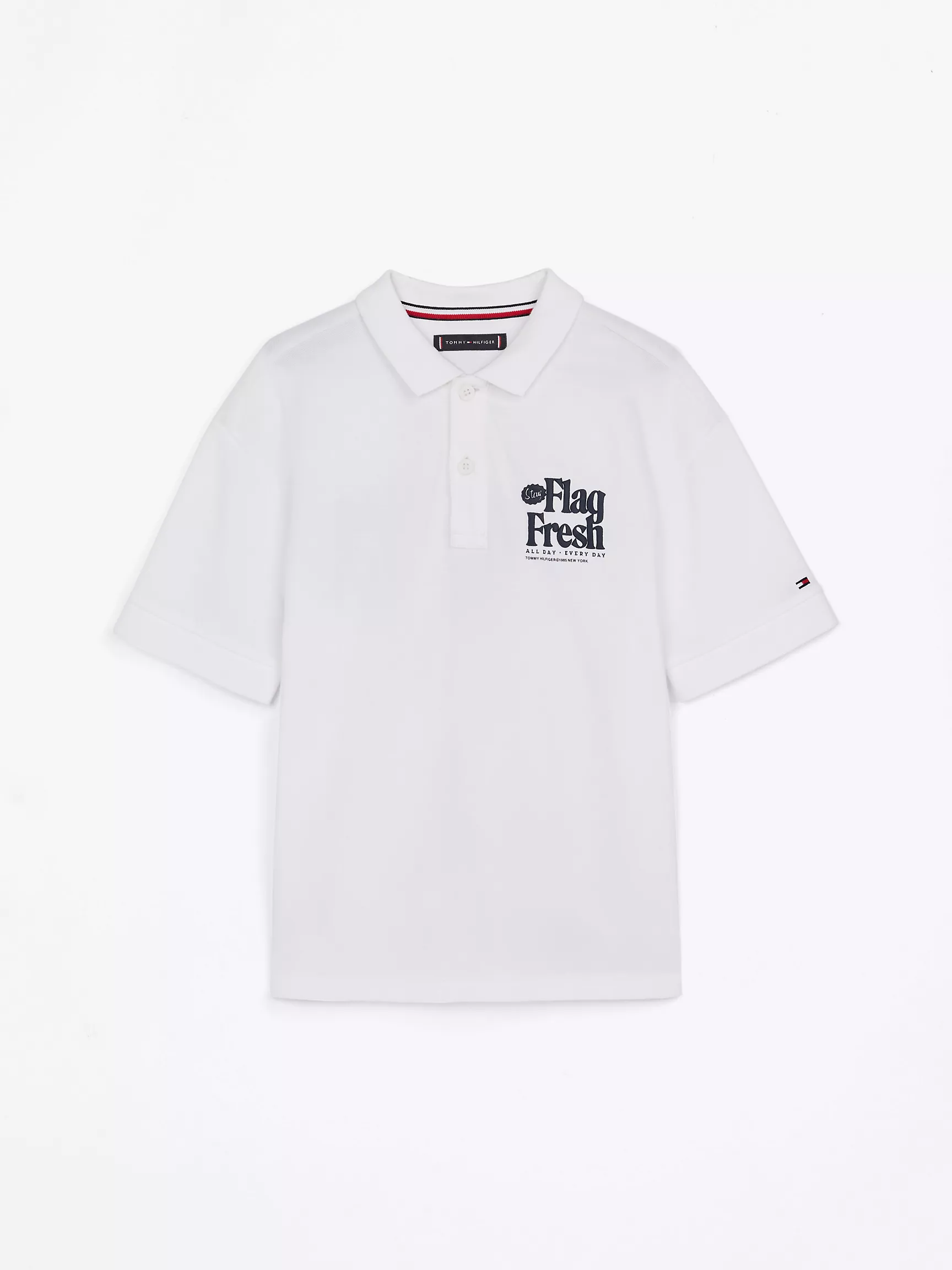 Рубашка-поло для мальчиков Tommy Hilfiger, Детское поло с логотипом Flag Fresh