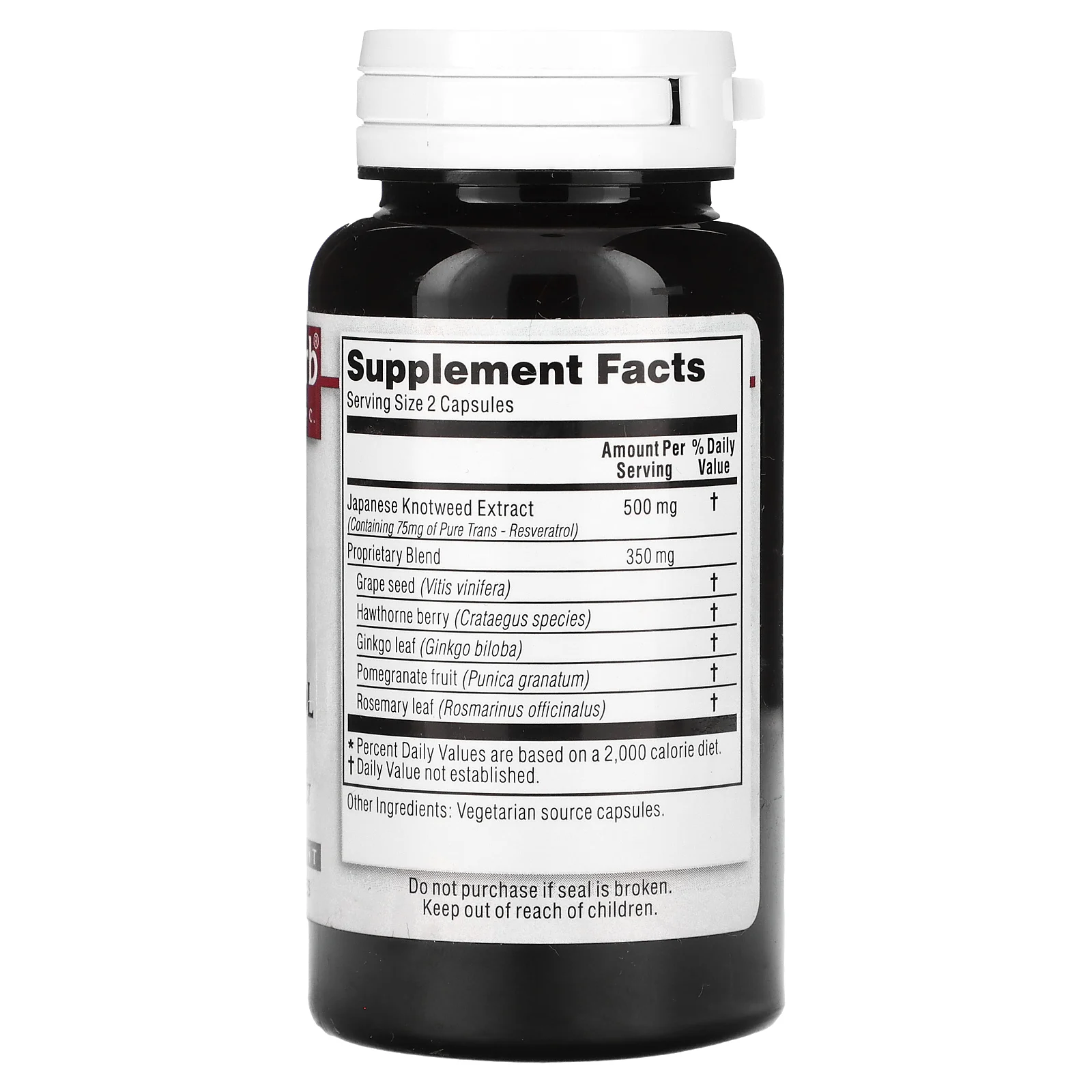 Kroeger Herb Co, Ресвератрол шесть, 60 вегетарианских капсул