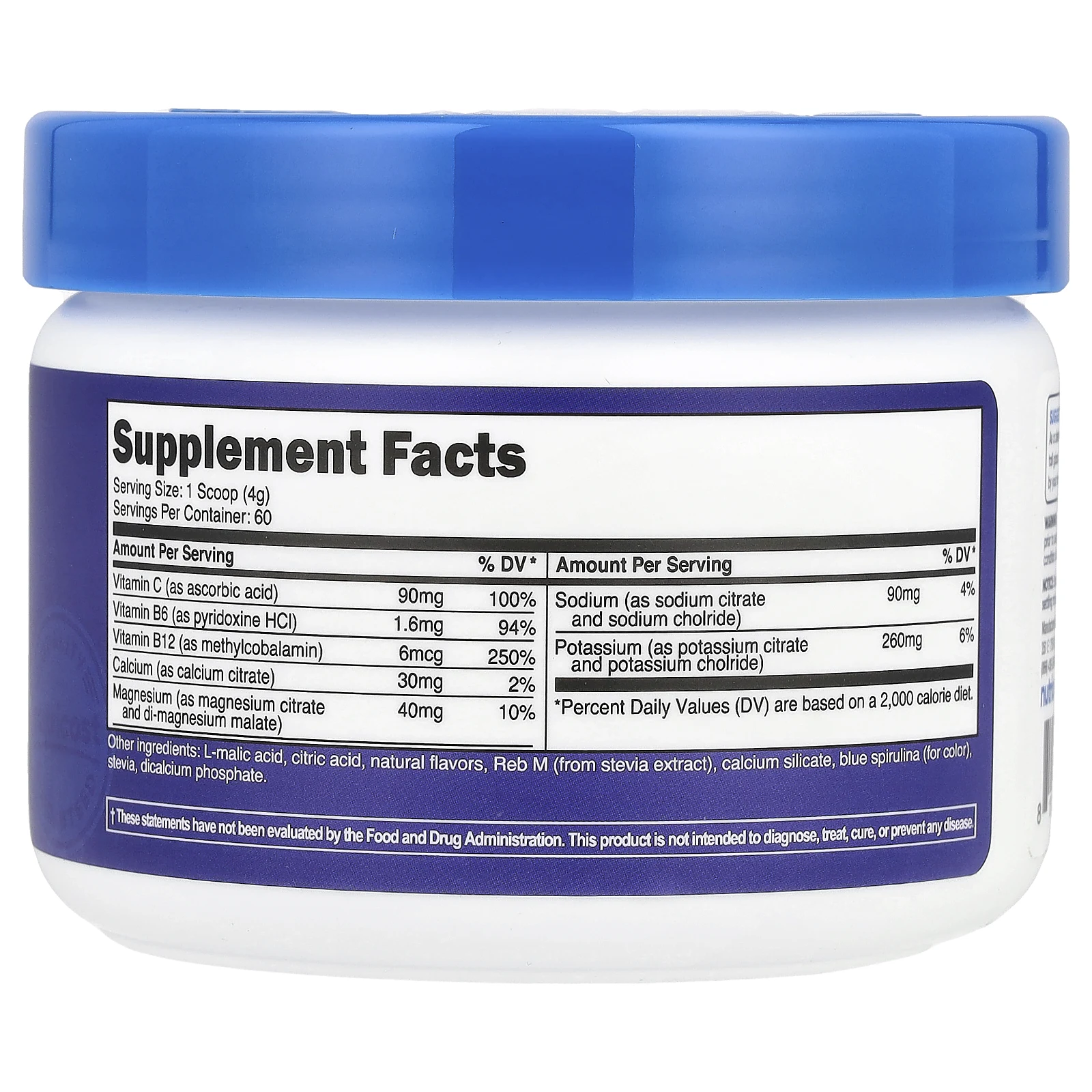 Nutricost, Электролиты, улучшенный комплекс для увлажнения, голубая малина, 234 г (8,4 унции)