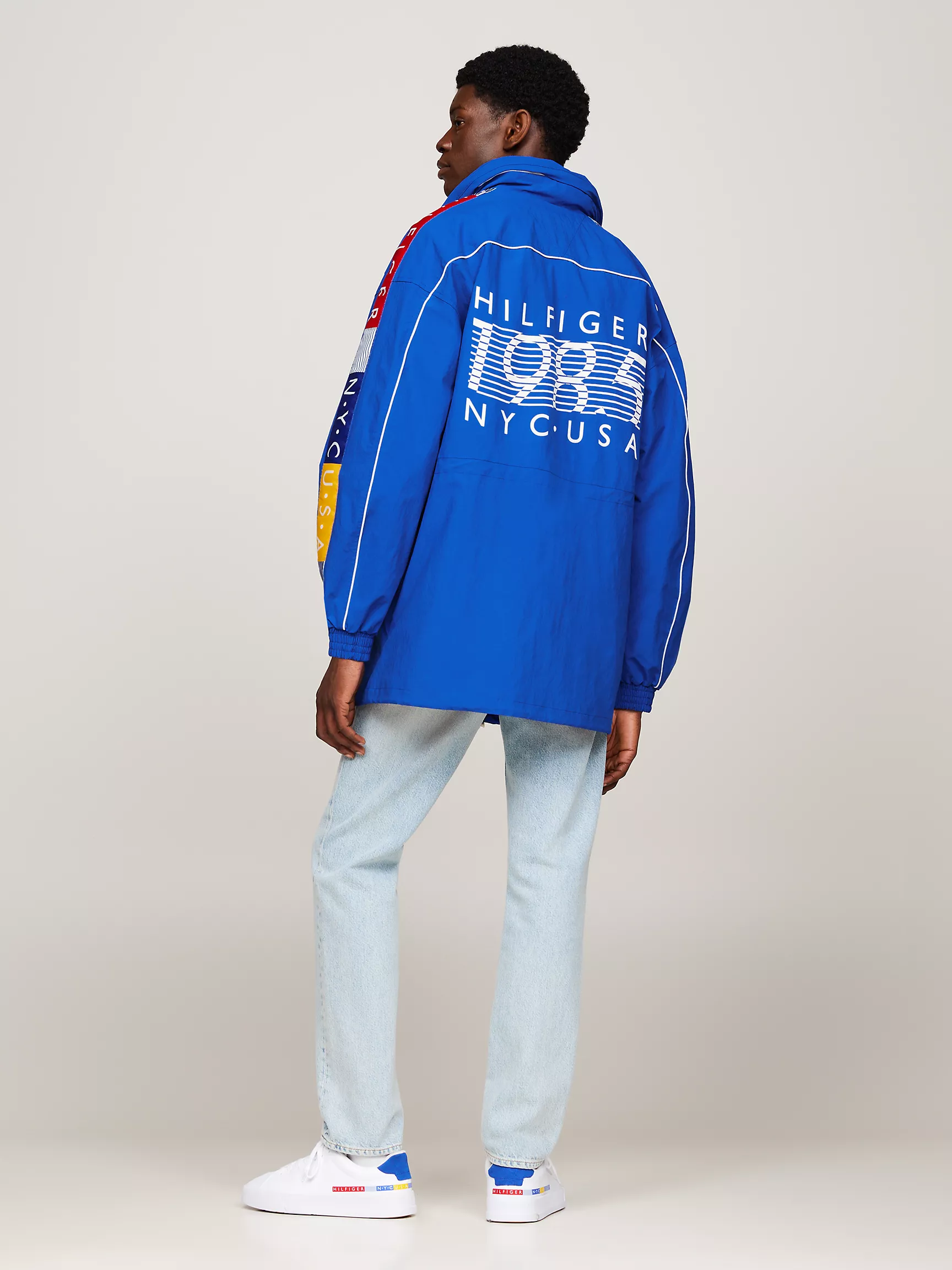 Мужская куртка Tommy Hilfiger, Ветровка Hilfiger Team с капюшоном