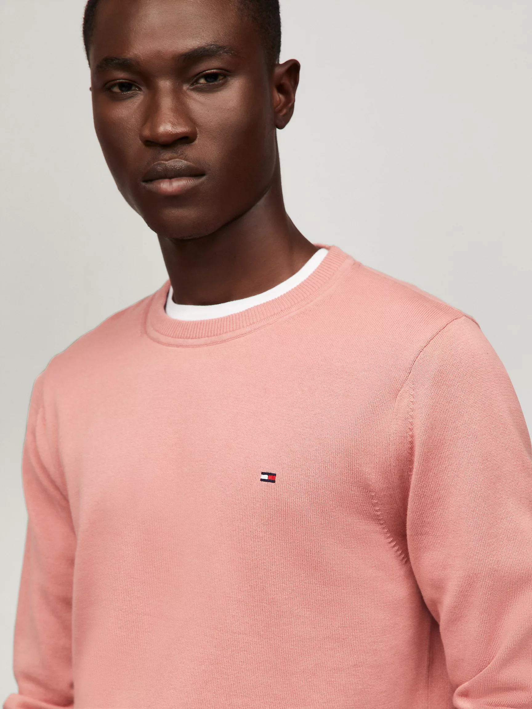 Мужской свитер Tommy Hilfiger, Классический свитер с круглым вырезом