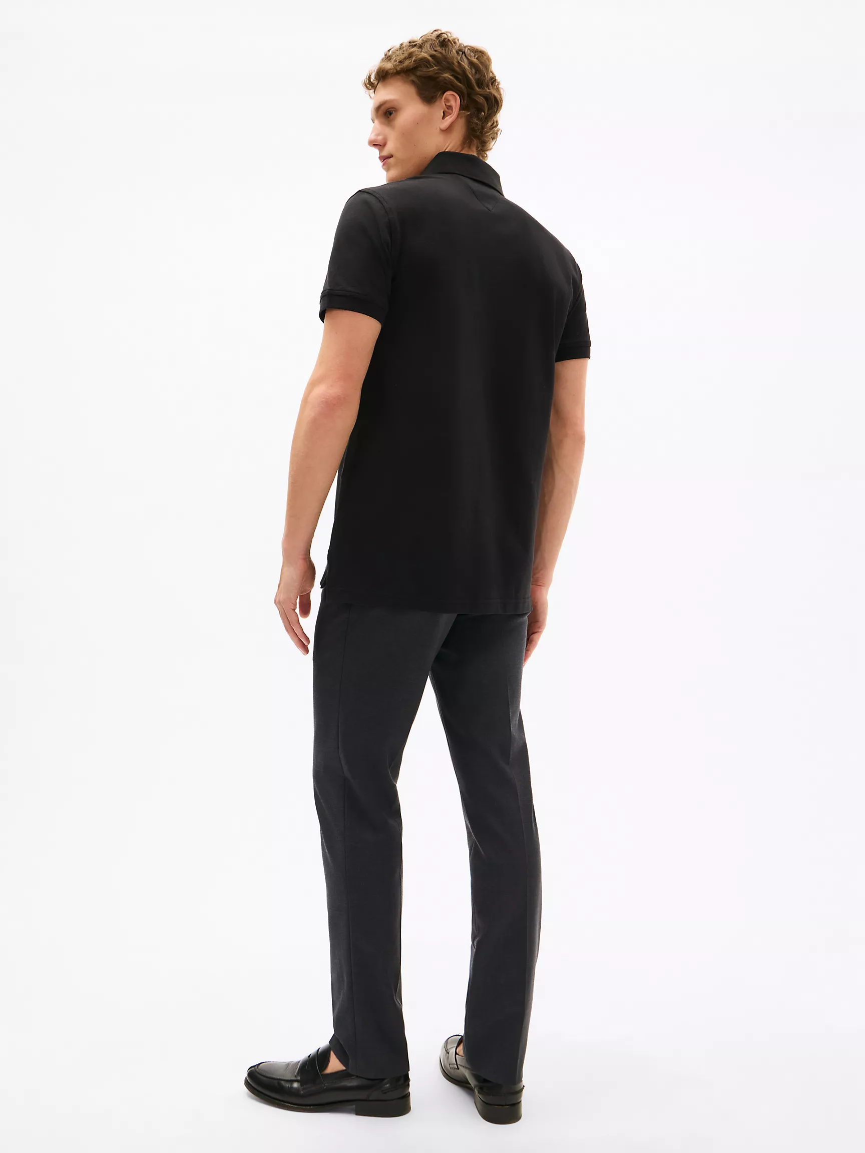 Мужское поло Tommy Hilfiger, Эластичное поло стандартного кроя Tommy