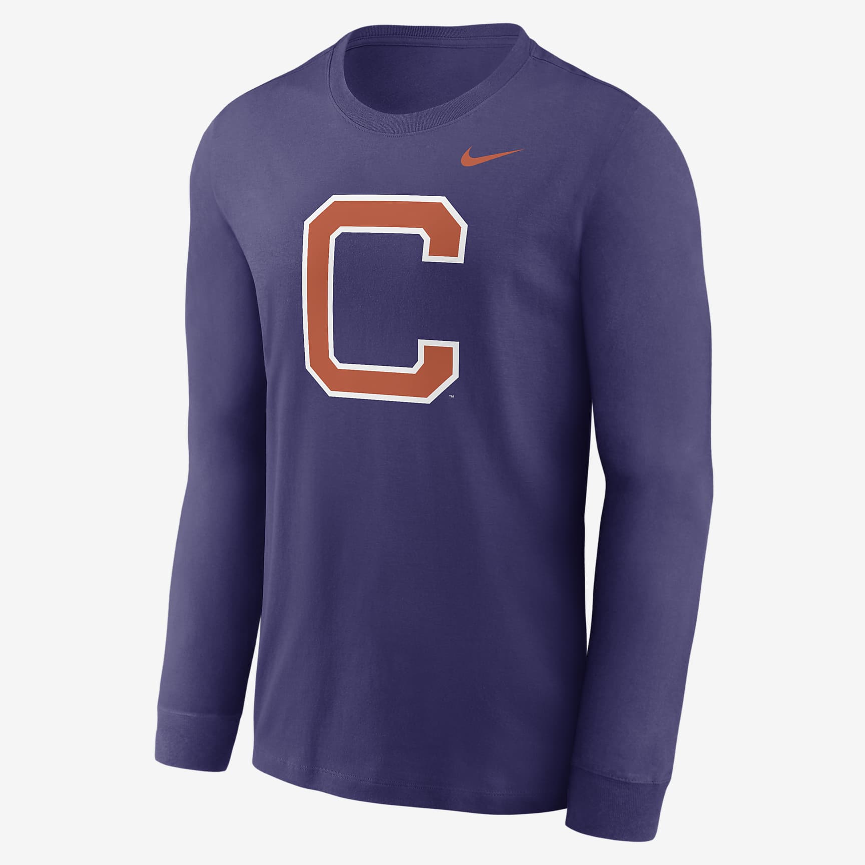 Clemson Tigers Alternate Logo Men's Nike College Long-Sleeve T-Shirt