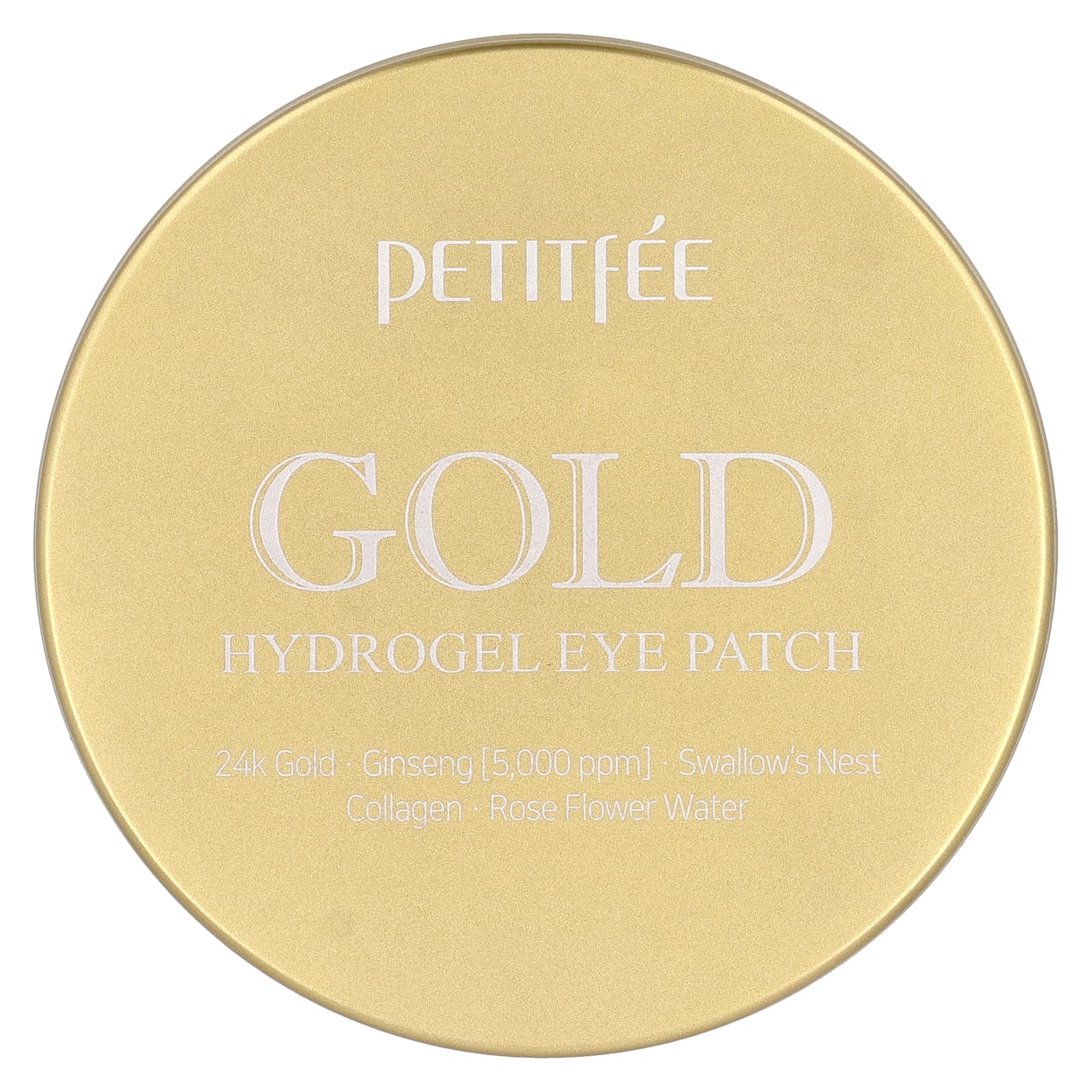Petitfee, гидрогелевые патчи для глаз с золотом, 60 шт.