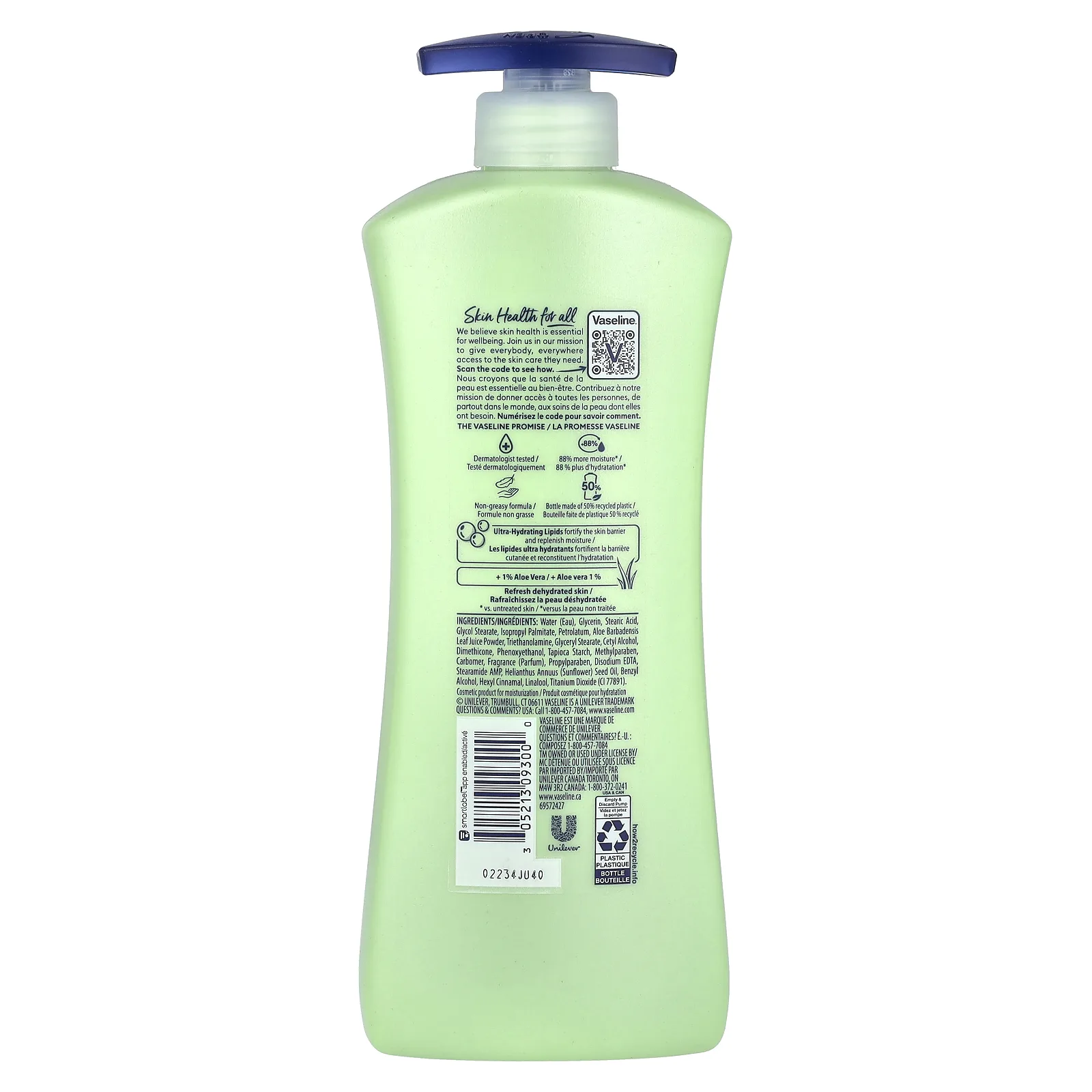 Vaseline, Intensive Care ™, успокаивающий увлажняющий лосьон, 600 мл (20,3 жидк. Унции)