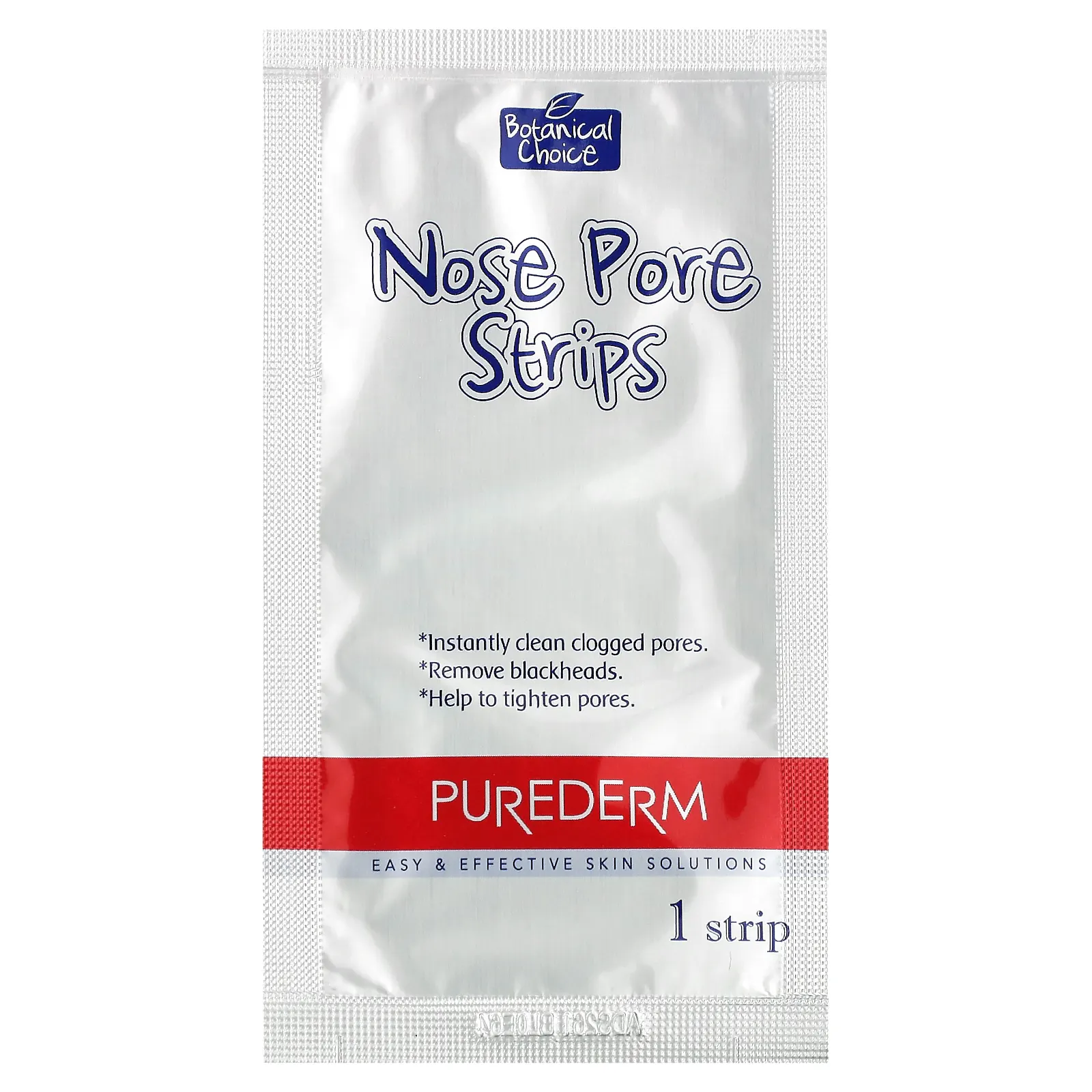 Purederm, Полоски для пор для носа, зеленый чай, 6 полосок