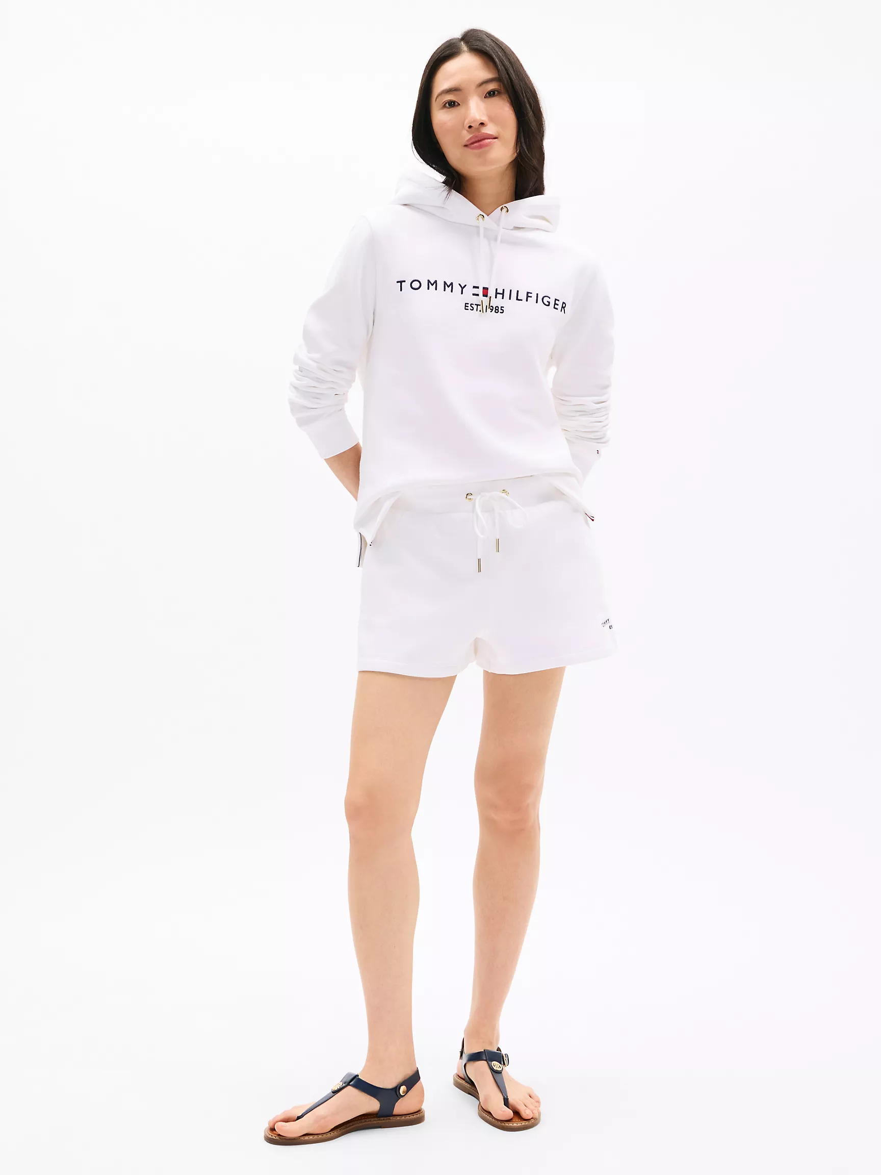 Женское худи Tommy Hilfiger, Худи с вышитым логотипом Tommy