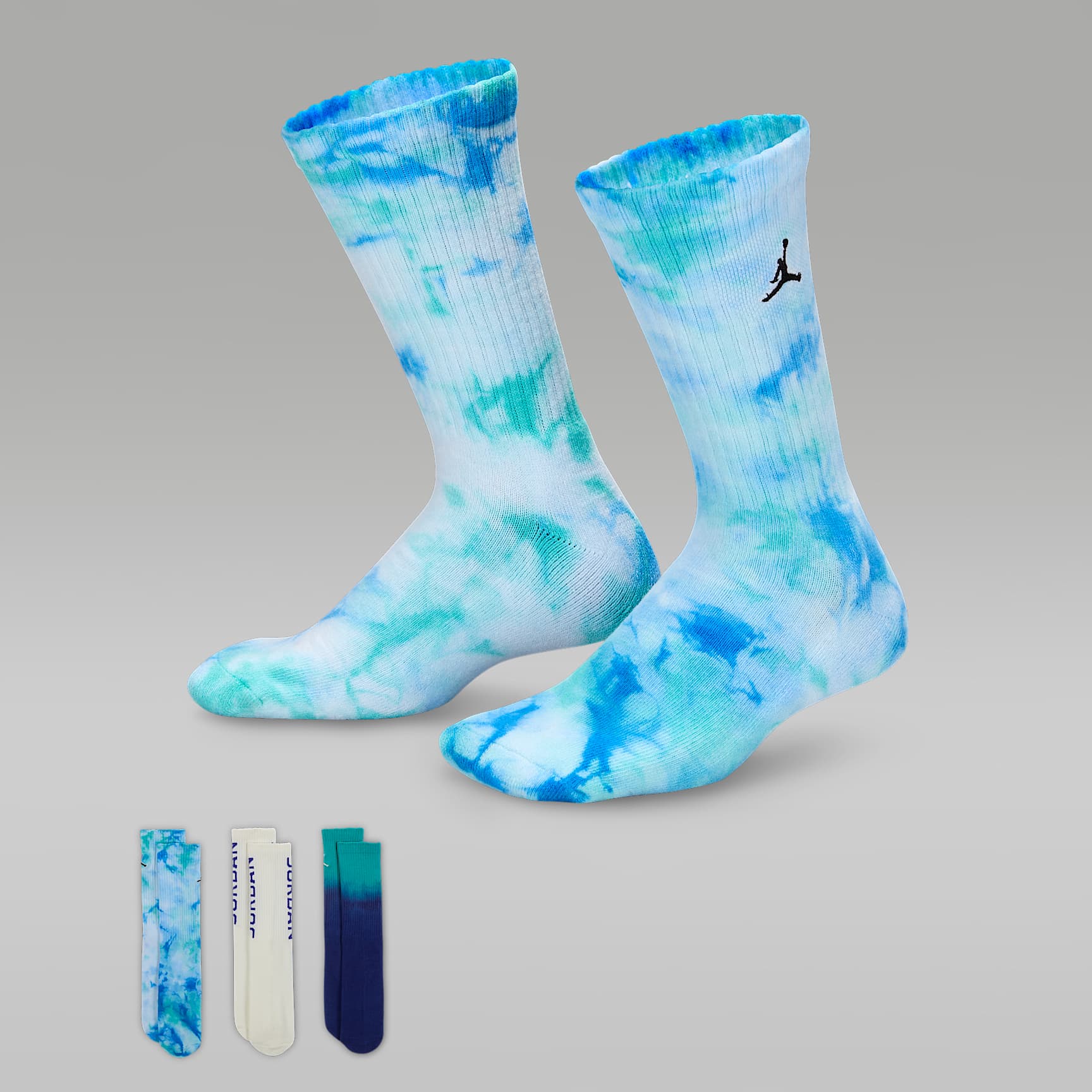 Jordan Essentials Big Kids' Poolside Crew Socks (3 Pairs)