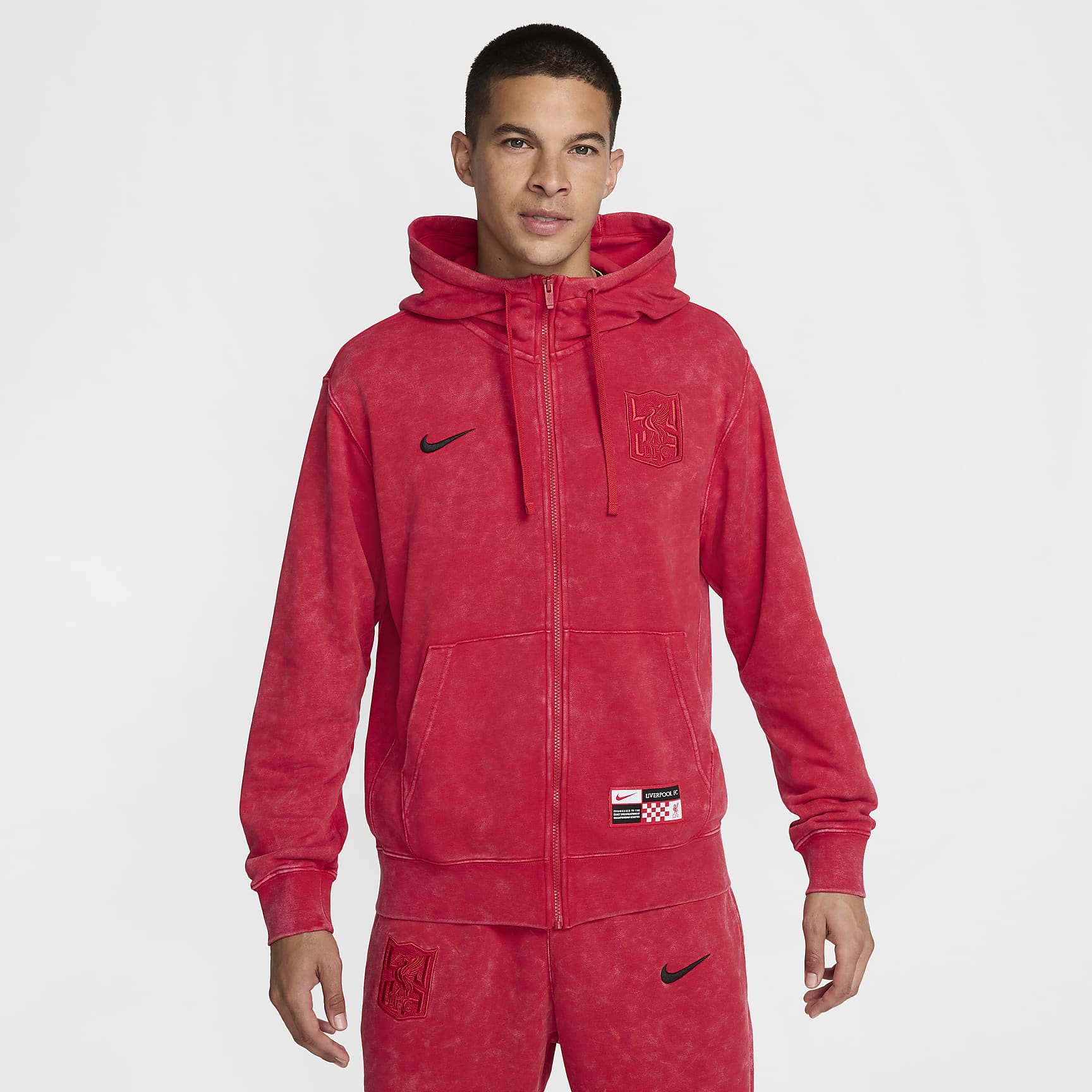 Liverpool FC Club Third Men's Nike Soccer Full-Zip French Terry Hoodie