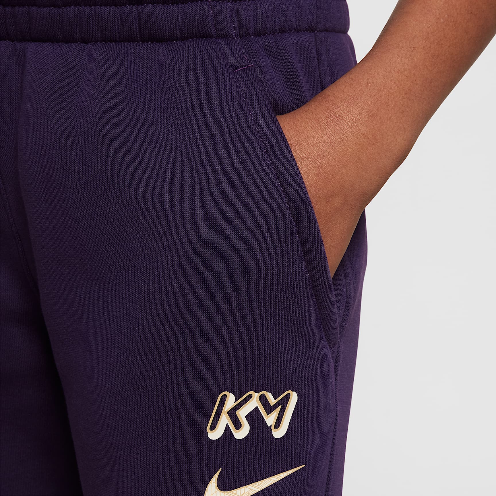 Kylian Mbappé Club Fleece Big Kids' Soccer Joggers