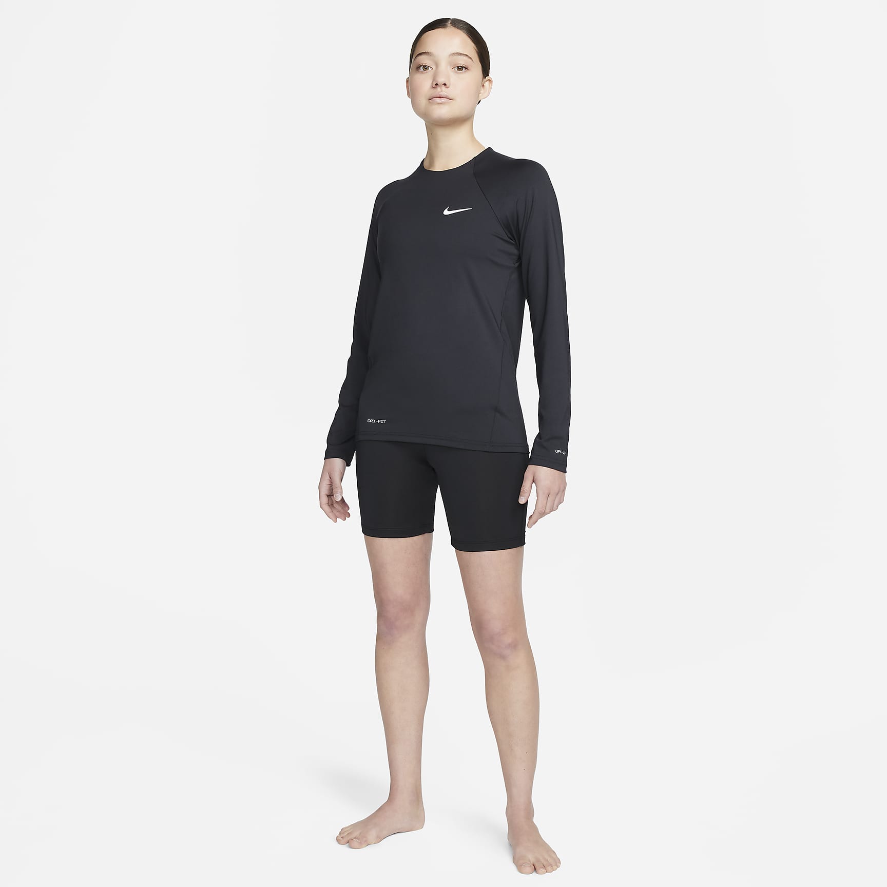 Nike Essential Women's Long-Sleeve Hydroguard Swim Shirt