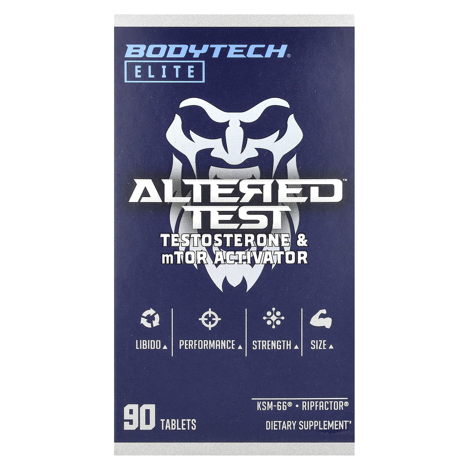BodyTech, Altered ™ Test, тестостерон и активатор mTor, 90 таблеток