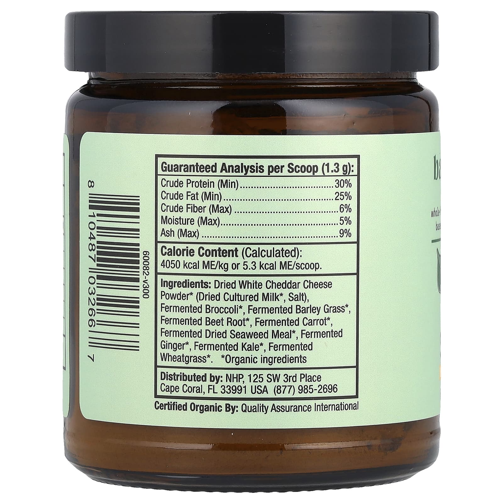 Dr. Mercola, Bark & Whiskers, органические ферментированные суперфуды, для собак и кошек, 78 г (2,75 унции)