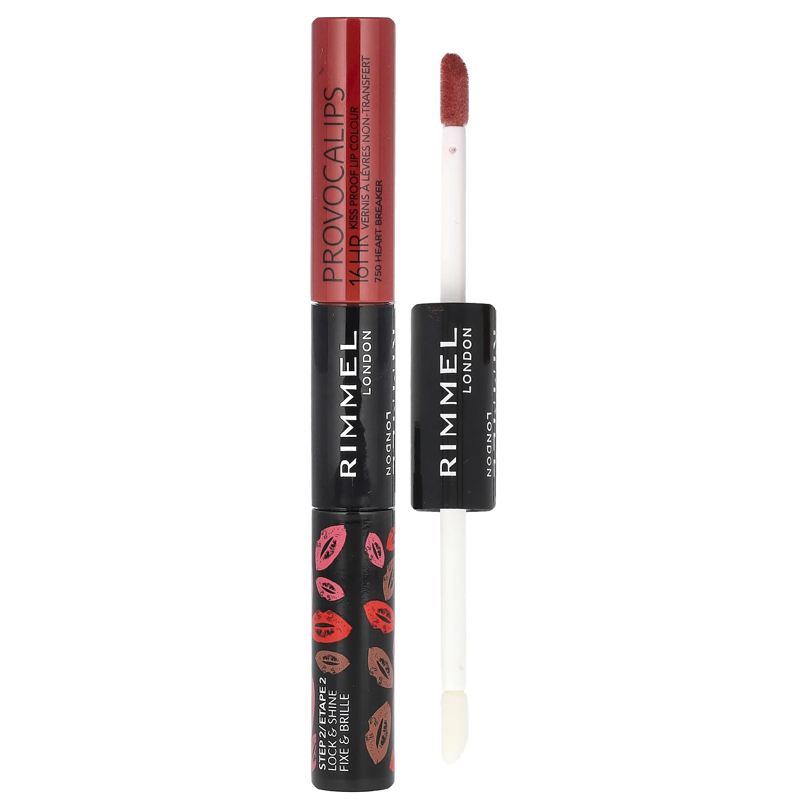 Rimmel London, Provocalips, 16HR Kiss Proof Lip Color, 750 Heart Breaker, 4 мл (0,14 жидк. унц.)