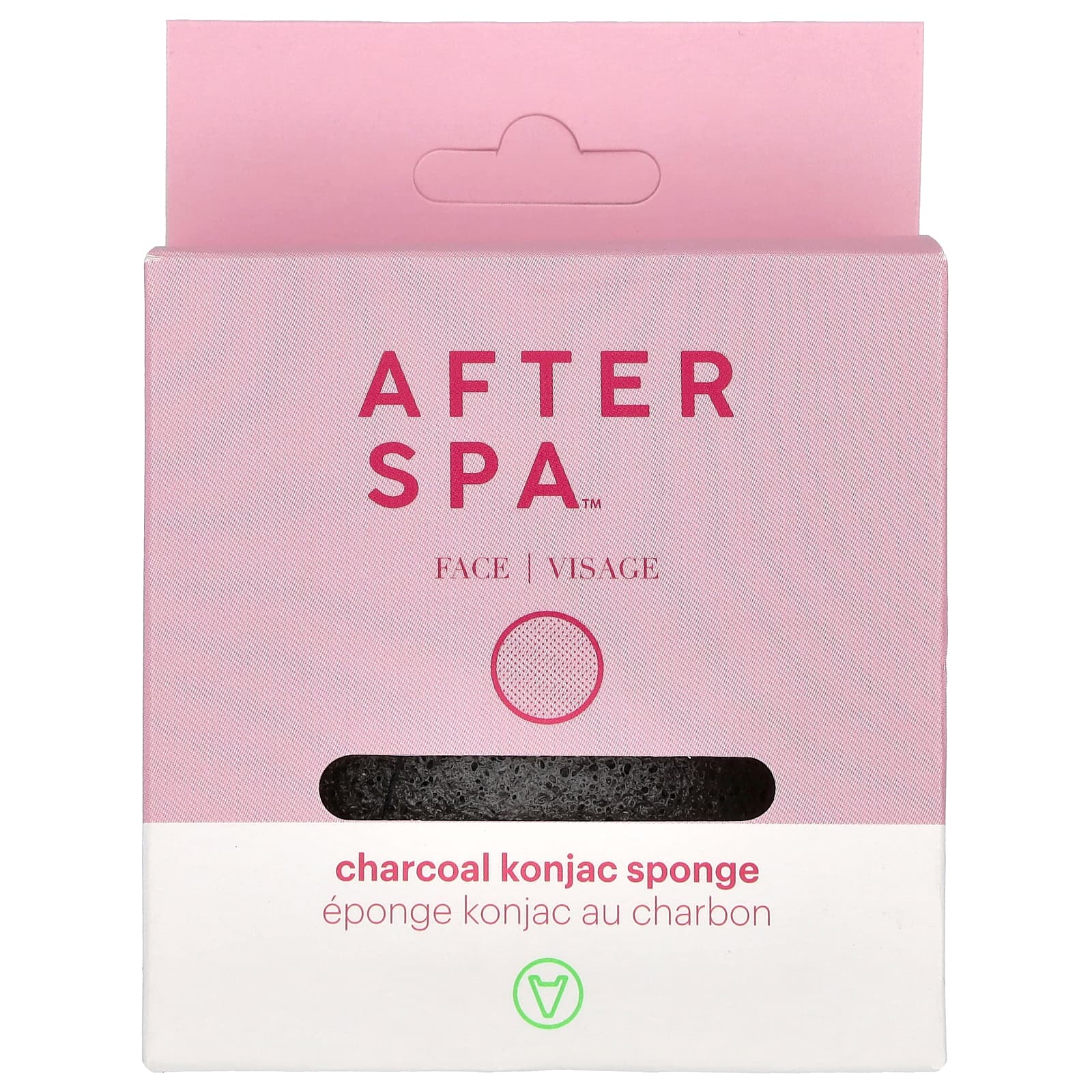AfterSpa, спонж-конжак з древесным углем, 1 шт.